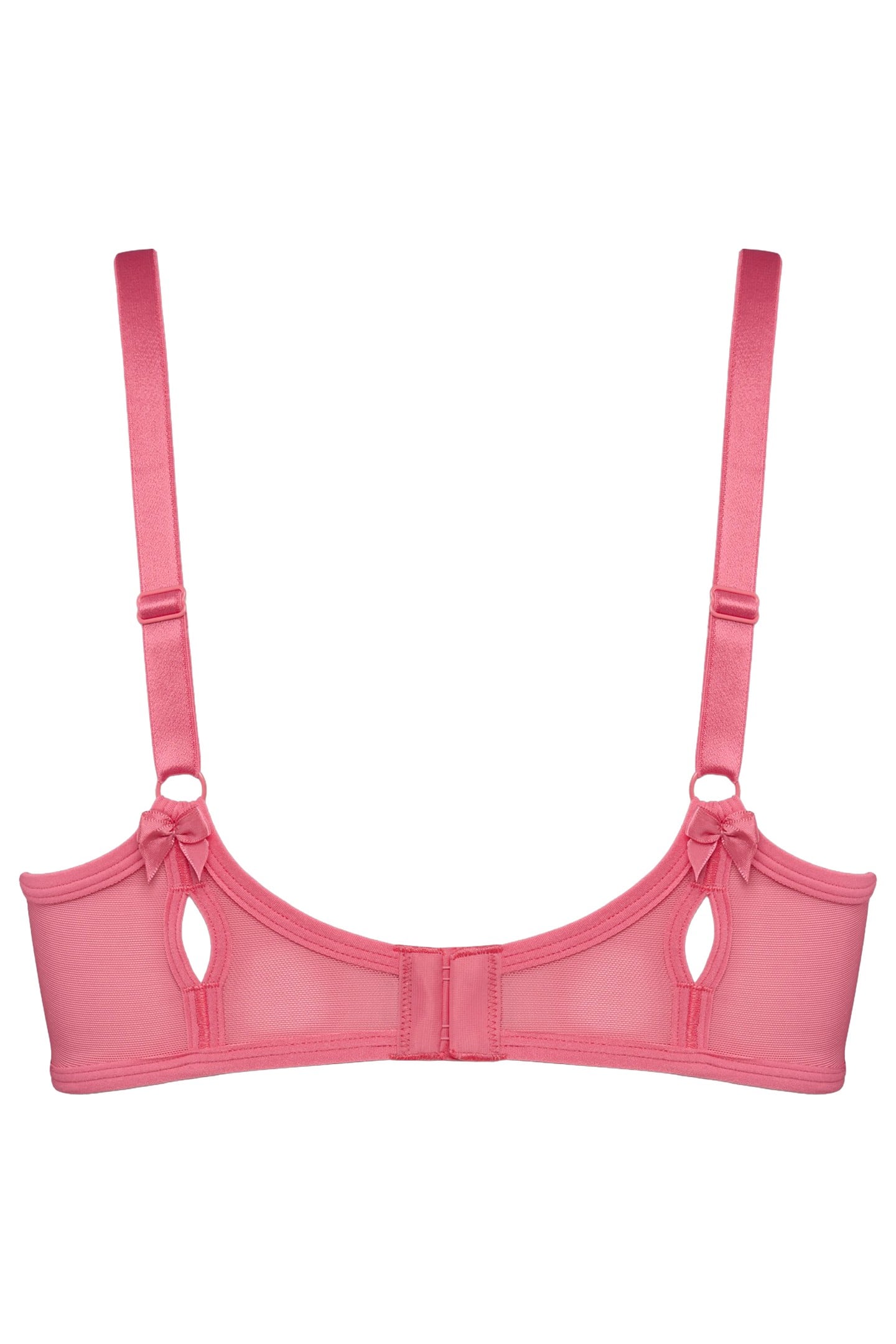 PEEKABOO PINK LEMONADE PLUNGE BALCONY BRA 4
