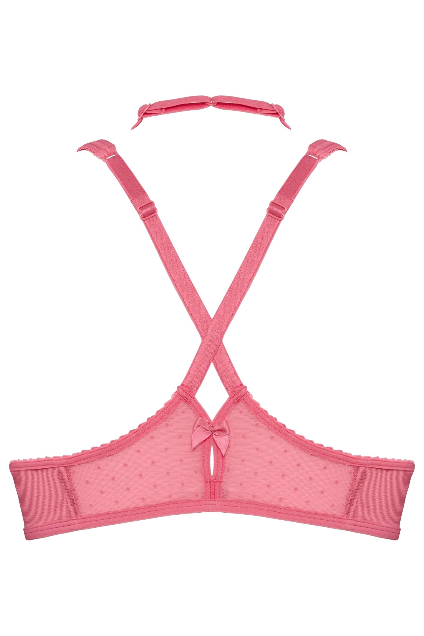 PEEKABOO PINK LEMONADE PUSH UP BRA 4