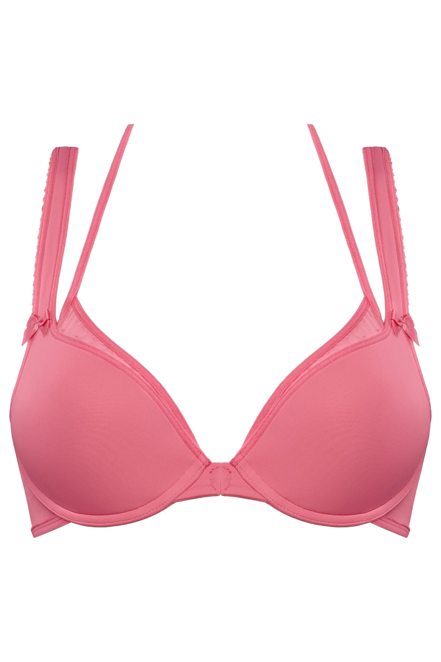 PEEKABOO PINK LEMONADE PUSH UP BRA 5