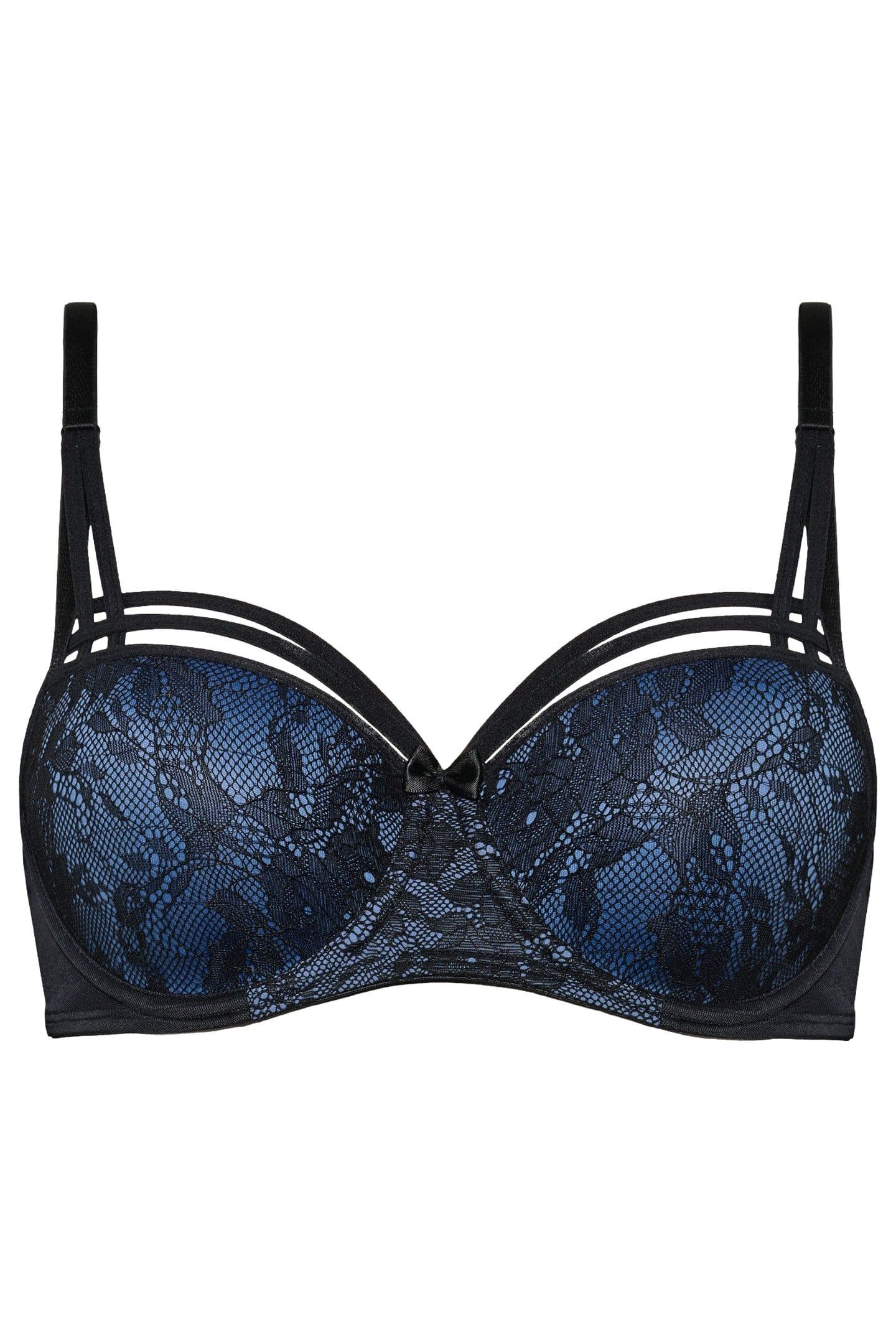 DAME DE PARIS BIJOU BLUE BALCONY BRA 3