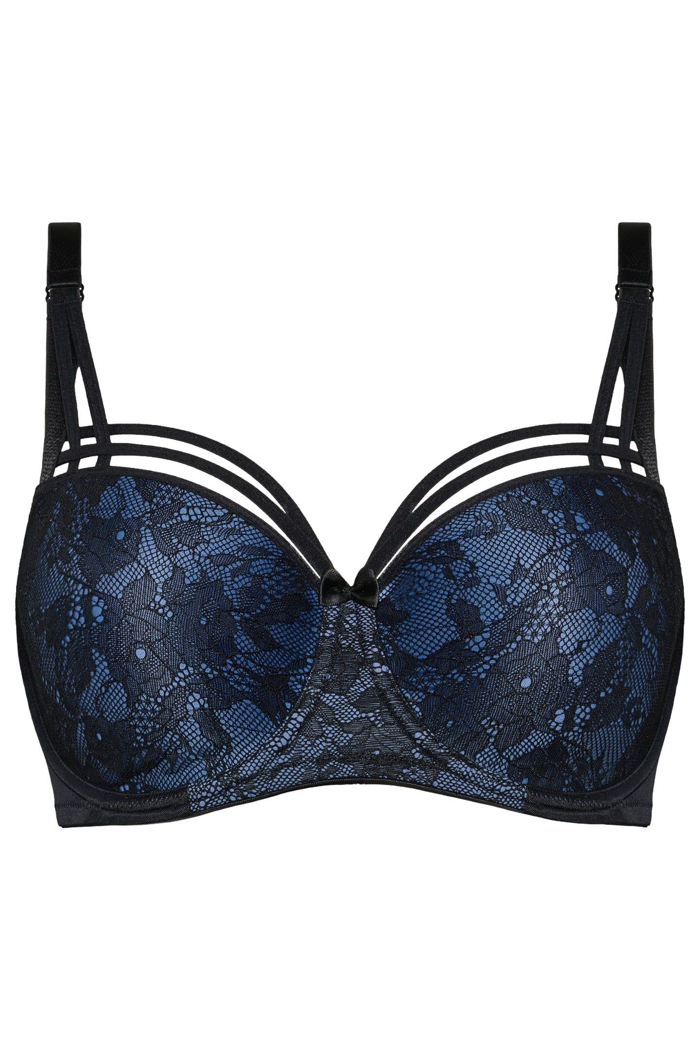 DAME DE PARIS BIJOU BLUE BALCONY BRA 2
