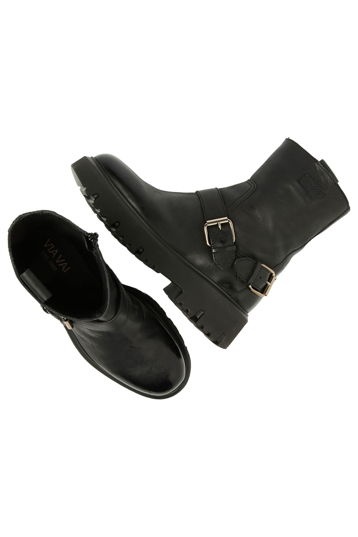 ZIVA JAGGER BIKER BOOTS BLACK 4