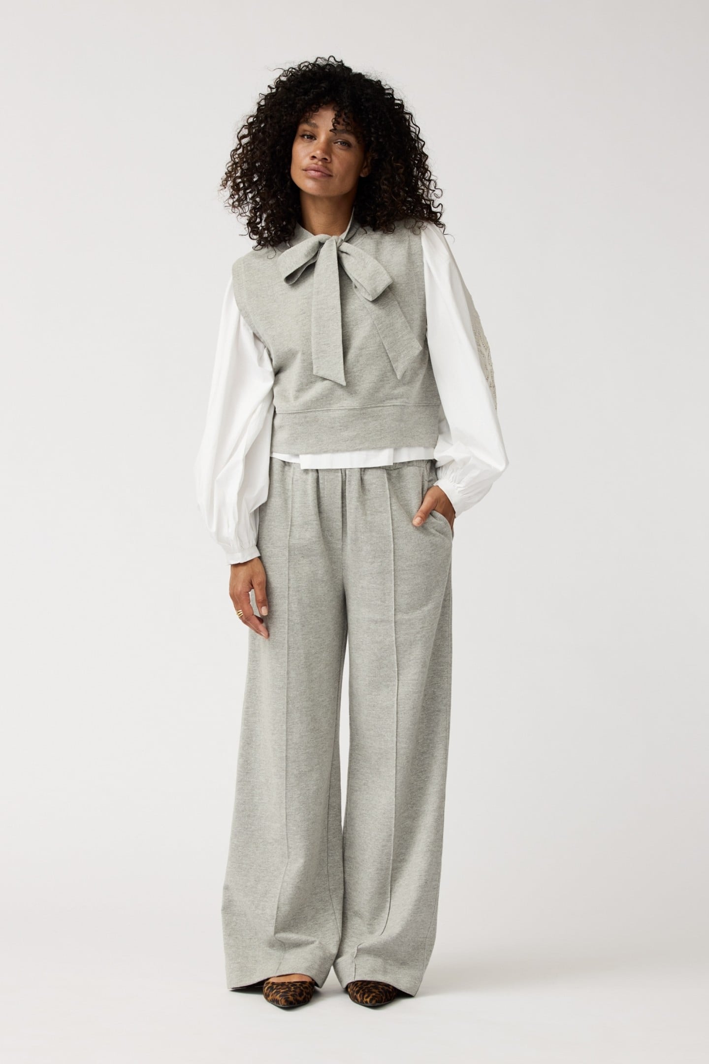 ALICE SWEATER GREY MELANGE 1