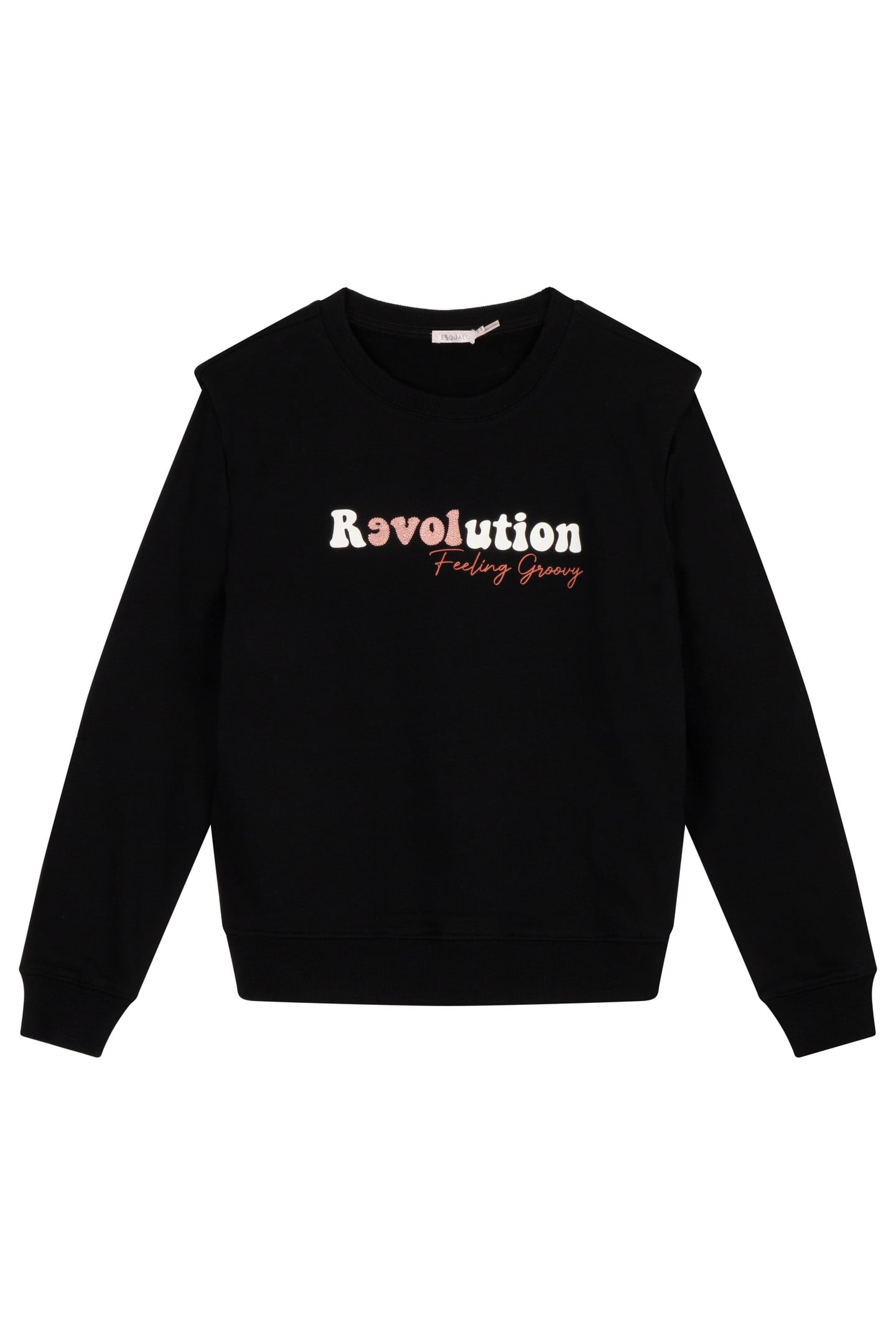 SWEATER FANCY SHOULDER BLACK 1
