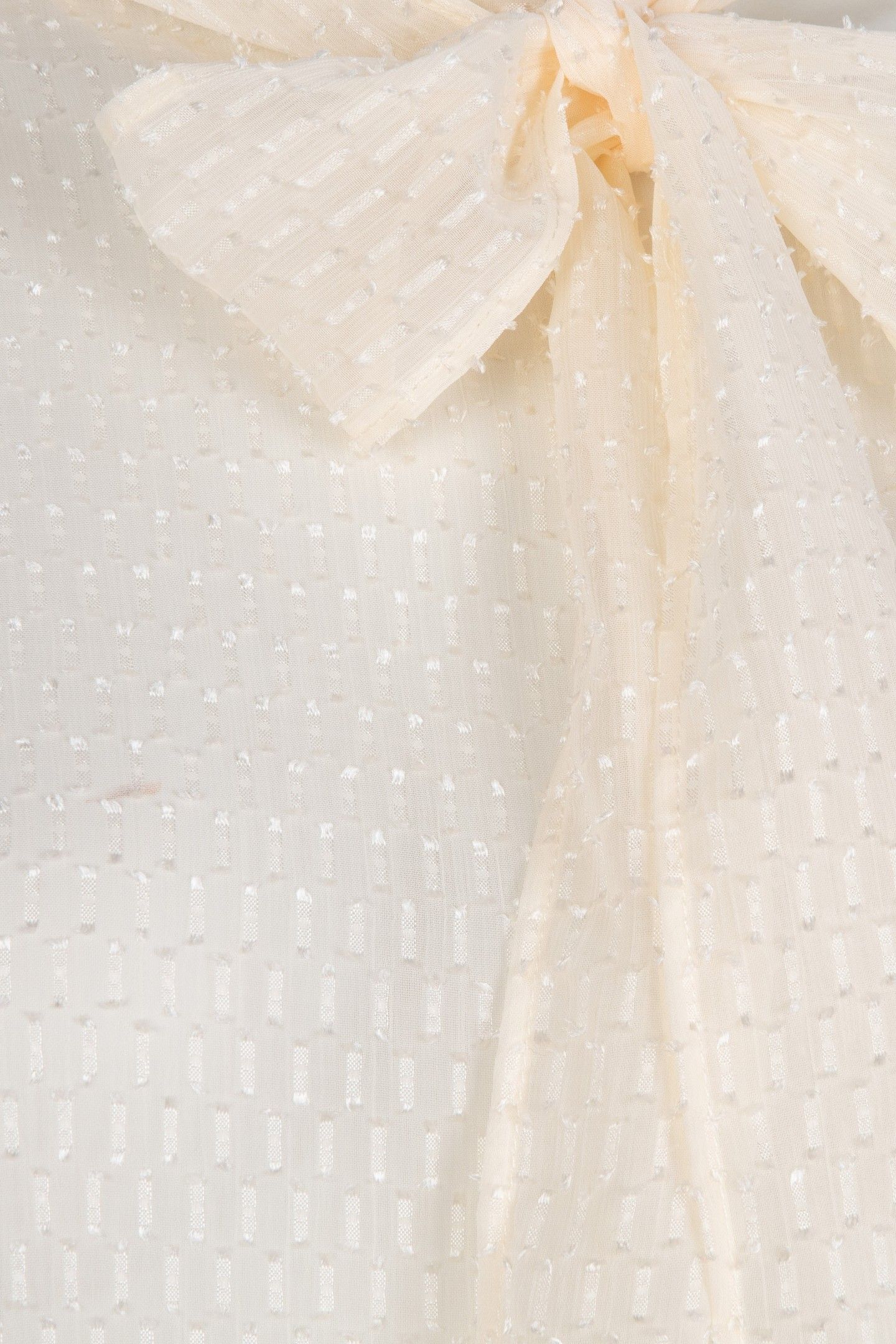 BLOUSE NECK BOW OFF WHITE 3