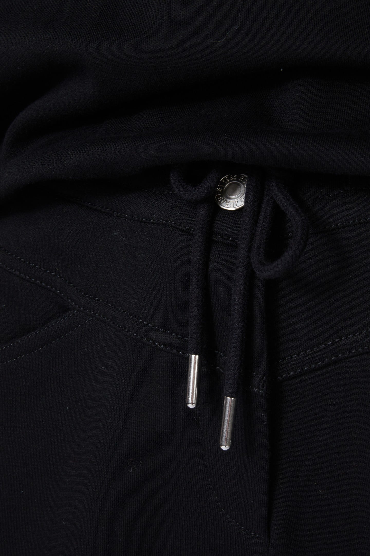 TROUSERS FANCY YOKE SWEAT BLACK 5