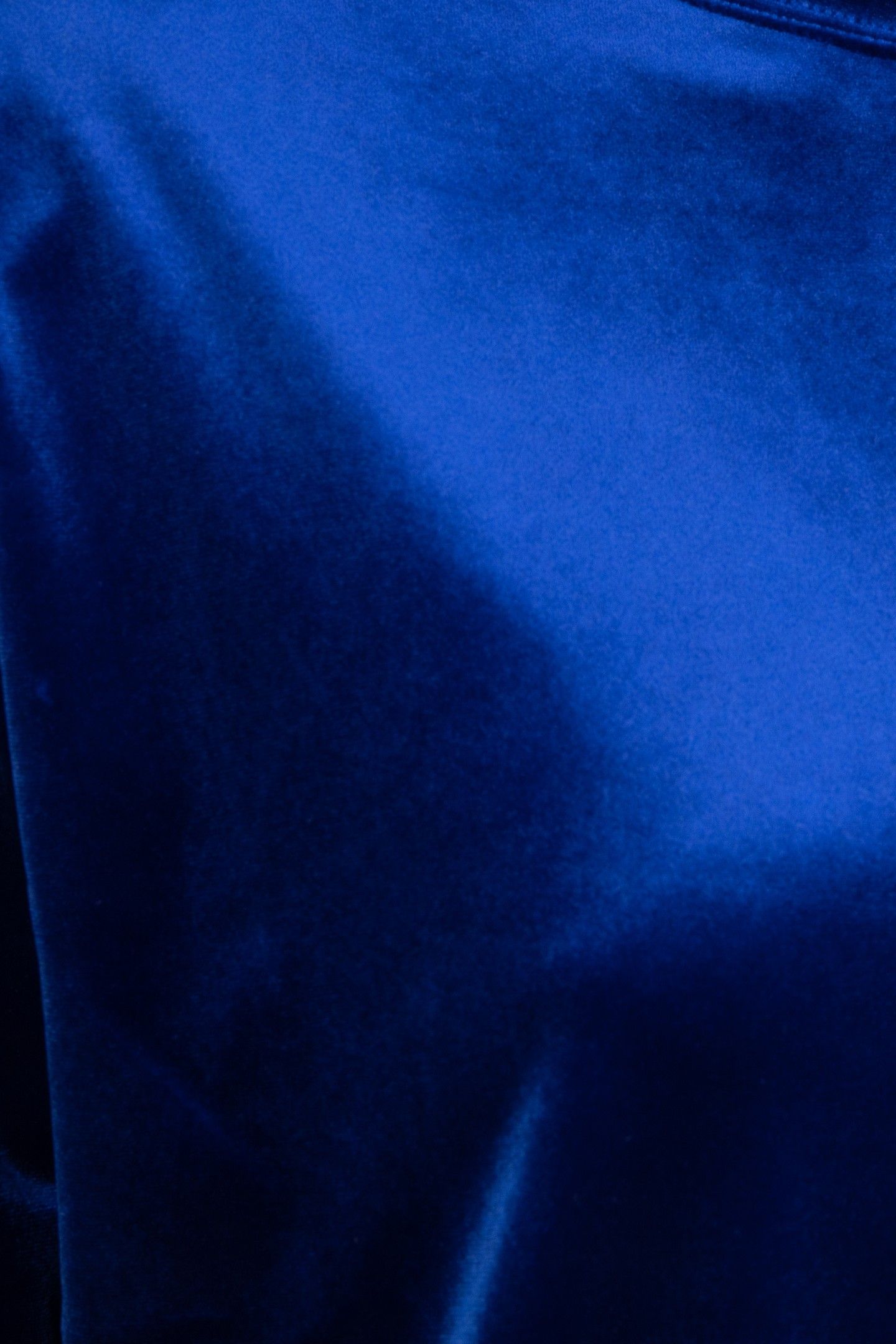 SWEATER SHOULDER DETAILS VELOURS BLUE 8