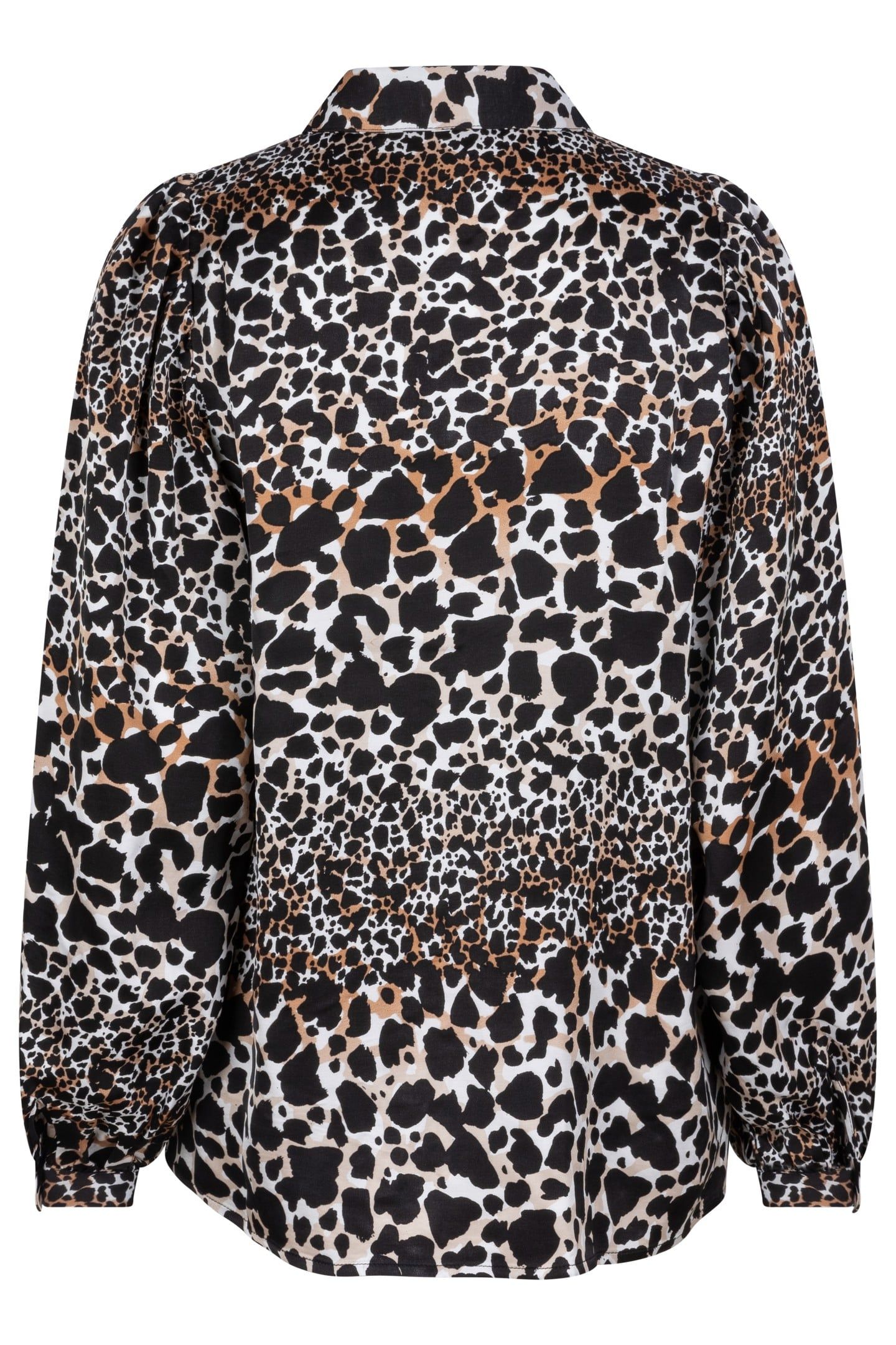 BLOUSE BASIC SCATTERED ILLUSION PRINT 5
