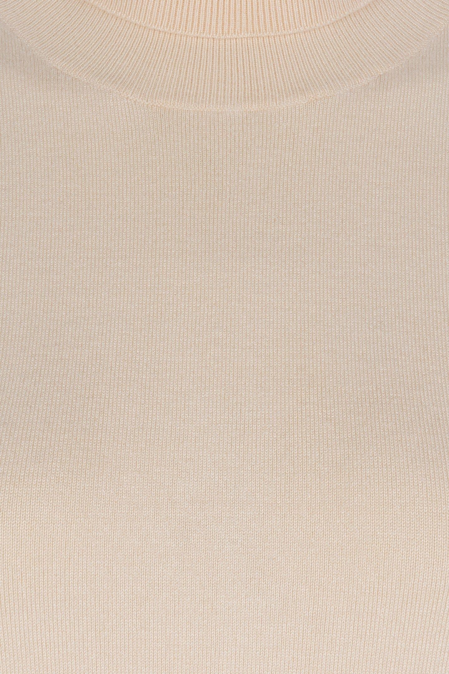 SWEATER PUFF SLVE BUTTONS IVORY 7