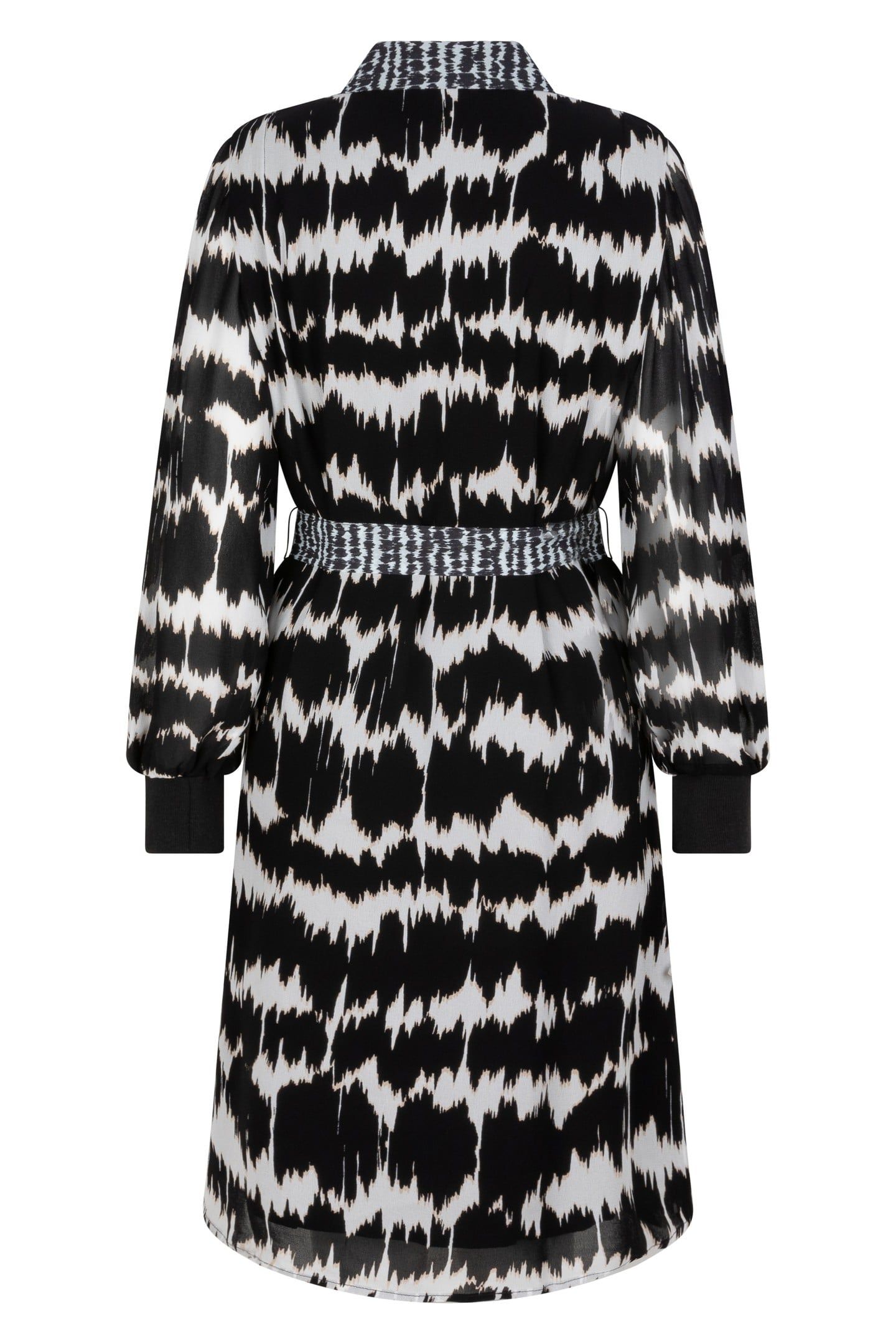 DRESS RIBBED CUFF ABSOLUTE ILLUSION PRINT 5