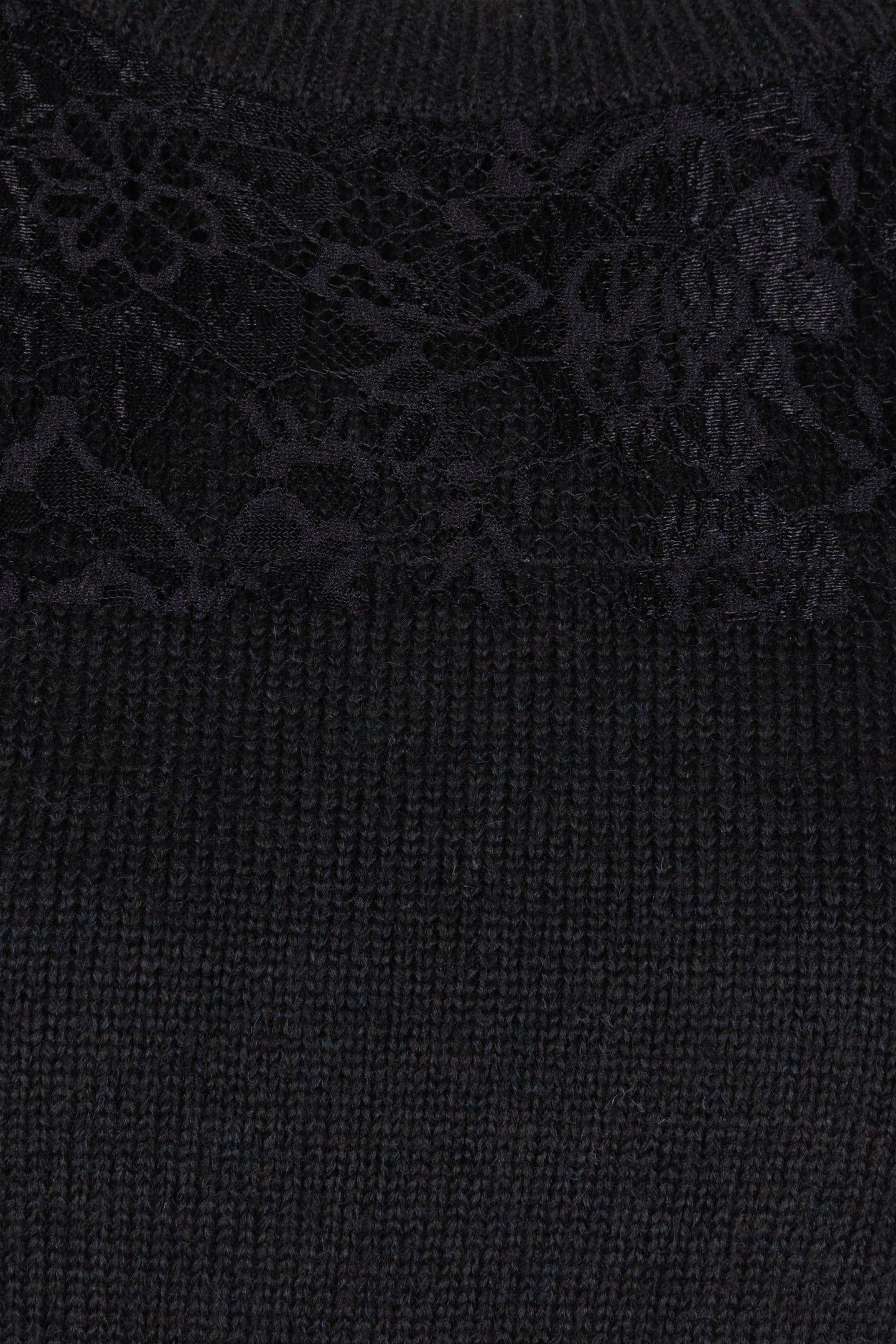 SWEATER KNIT LACE BLACK 3