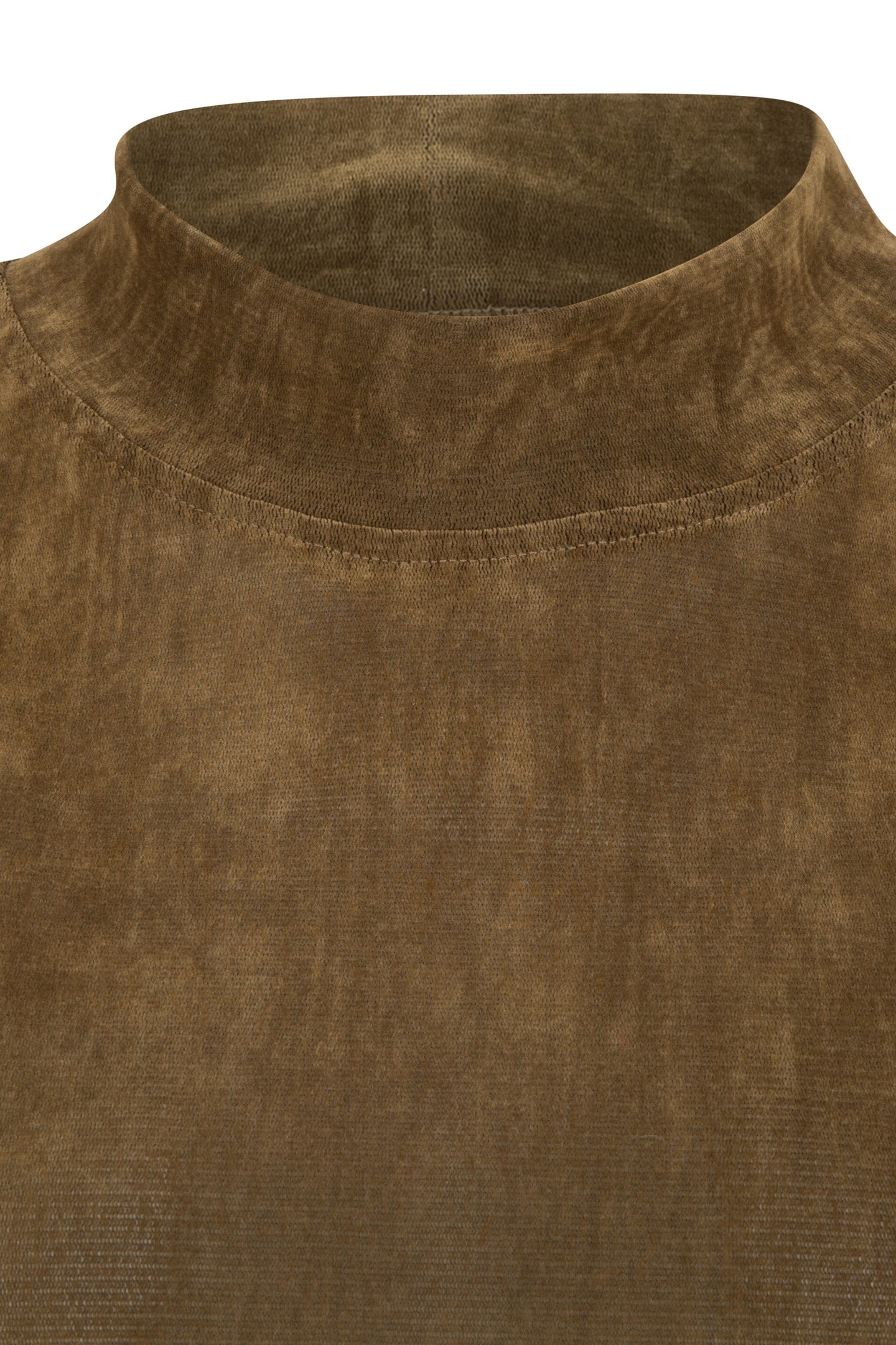 TOP TURTLE VELOURS STRETCH MOSS GREEN 8