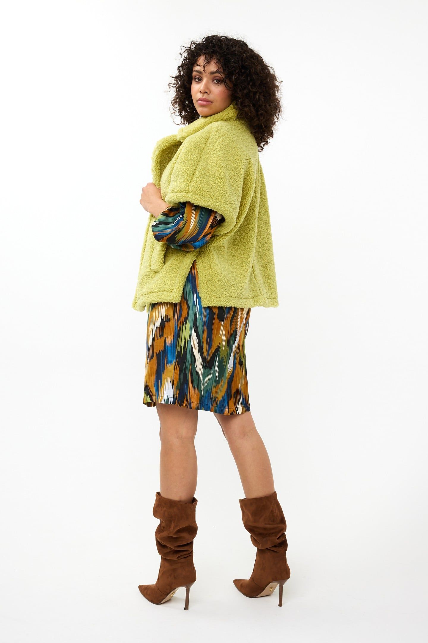 PONCHO TEDDY LEAF GREEN 4