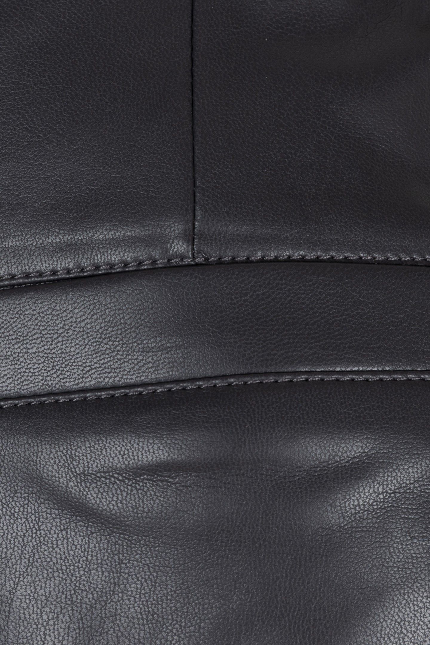 TROUSERS WIDE VEGAN LEATHER GREY 8