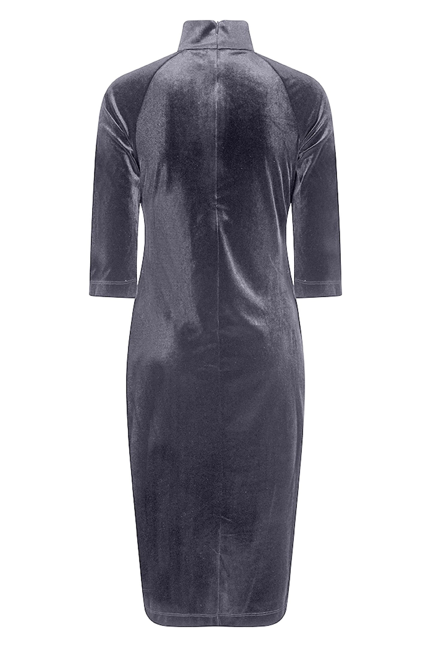 DRESS VELOURS GATHERING GREY 2
