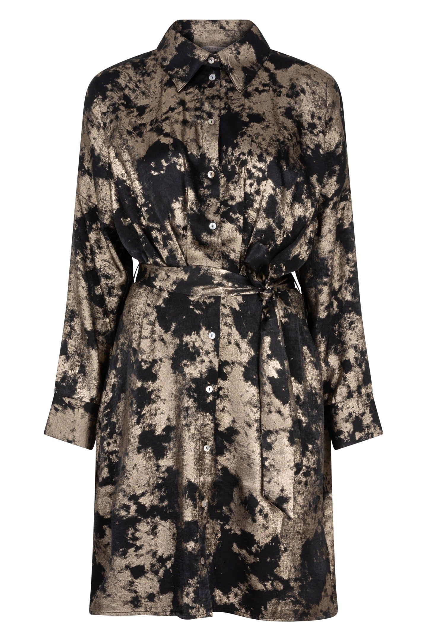 DRESS CONTRAST LAMEE BLACK 4