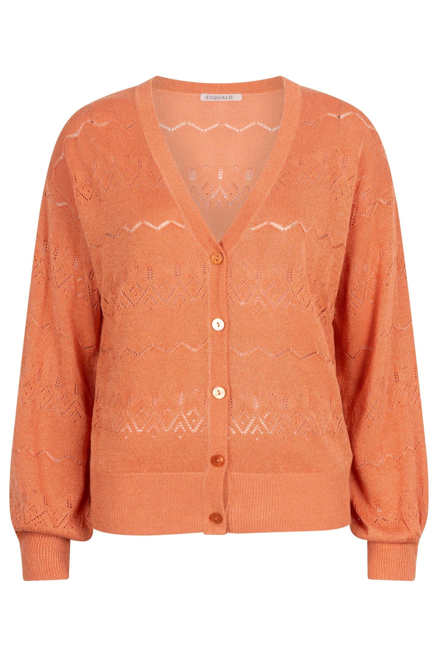 CARDIGAN S/SLV LUREX AMBER GLOW 4