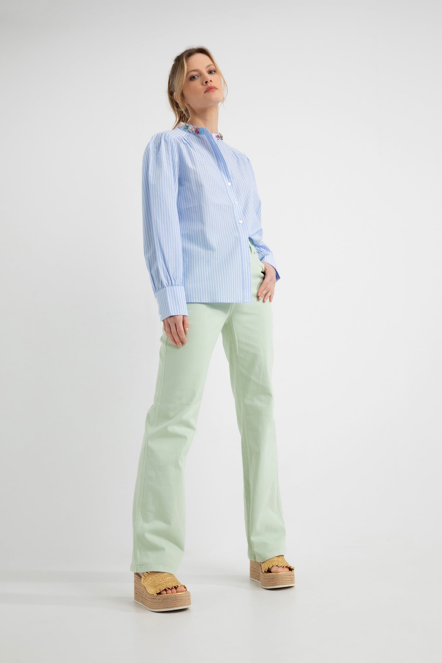 SERGE PANTS JADE 1