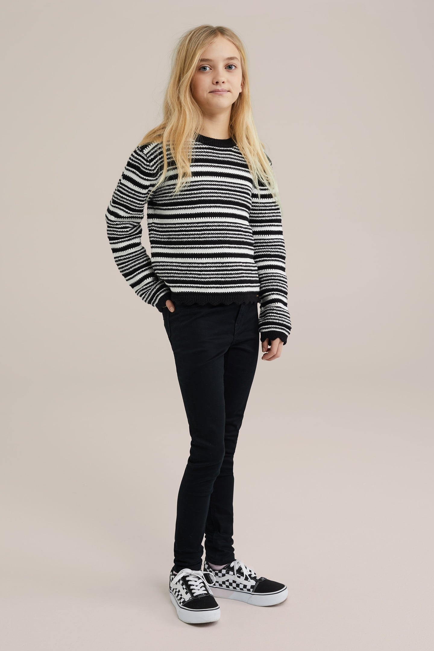 GIRLS JEGGING BLACK 6