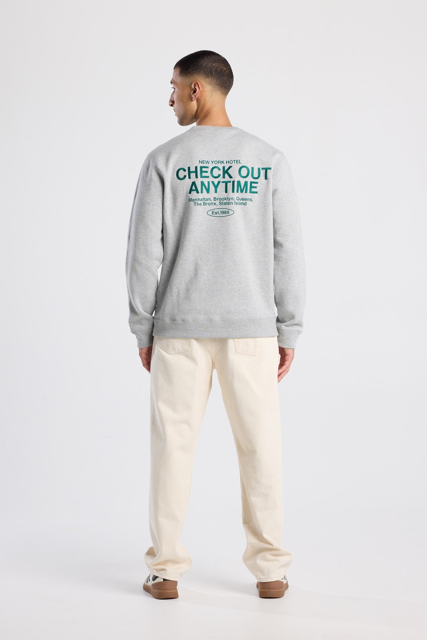 STEPHAN CREW MID GREY MELANGE 2