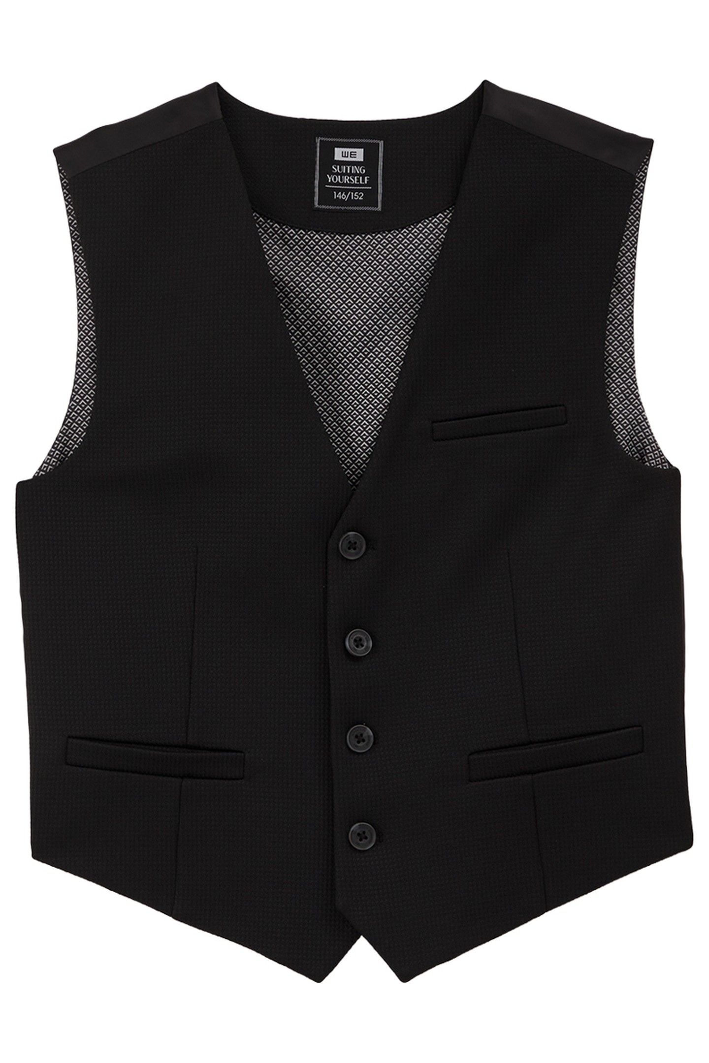 BOYS WAISTCOAT BLACK 3