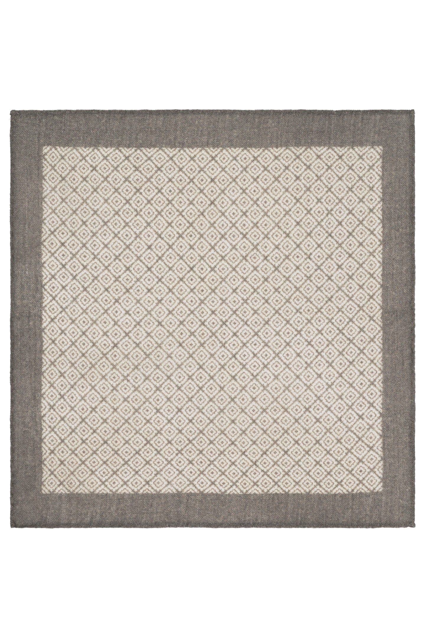 POCHET-LBROWN-GEOMETRIC LIGHT BROWN 2