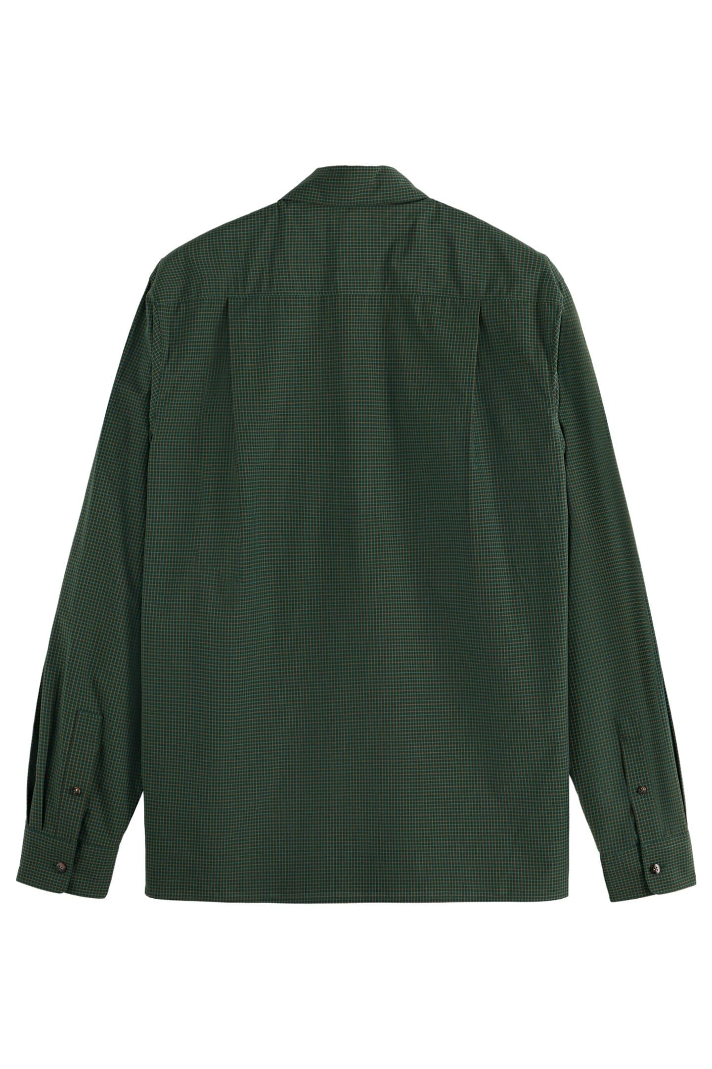 RELAXED FIT YARN-DYED MICRO-CHECK SHIRT MICRO CHECK GOLDEN B 2