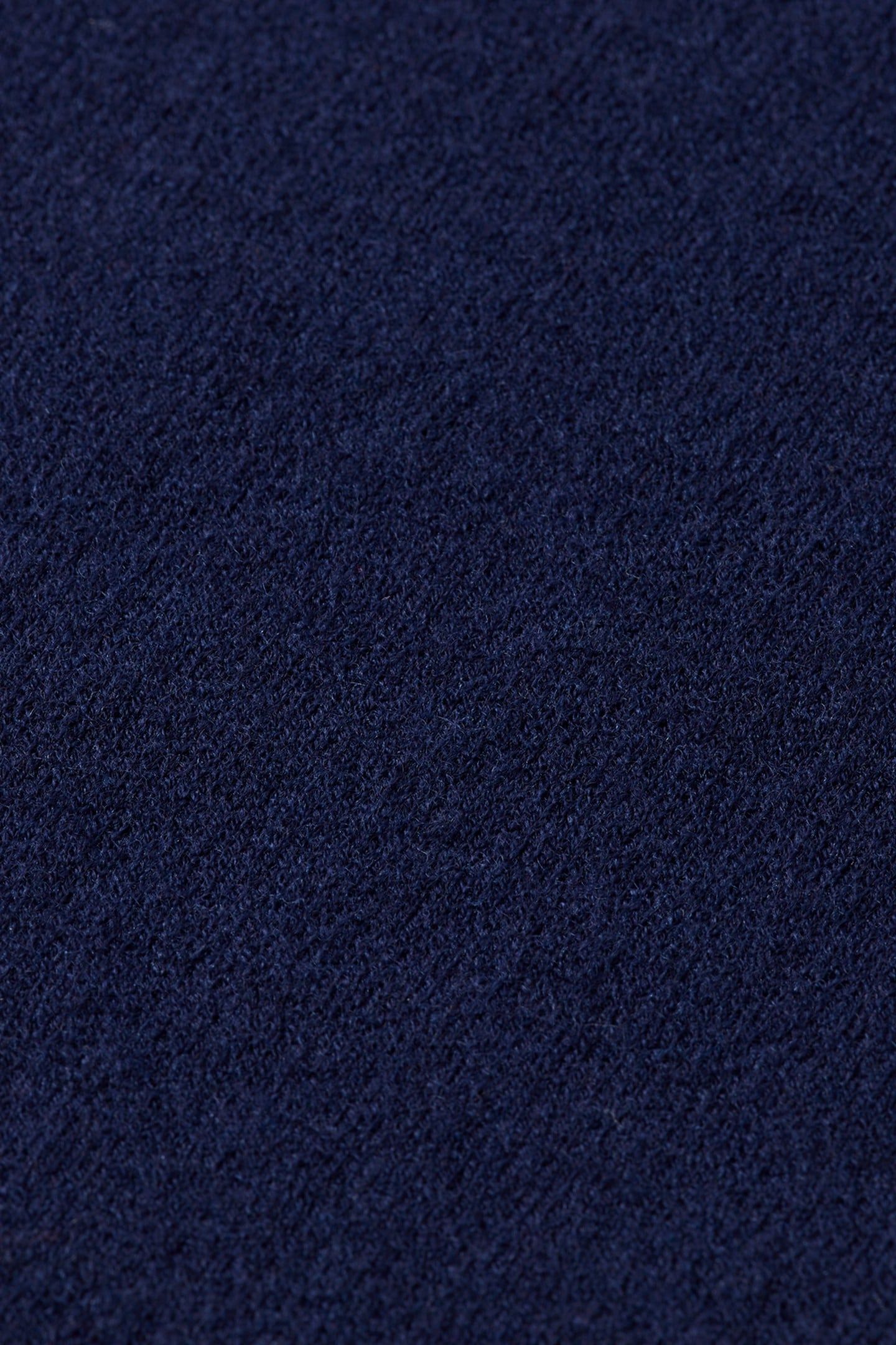 MERINO DOUBLE FACE DROPPED SHOULDER CREWNECK NAVY 3