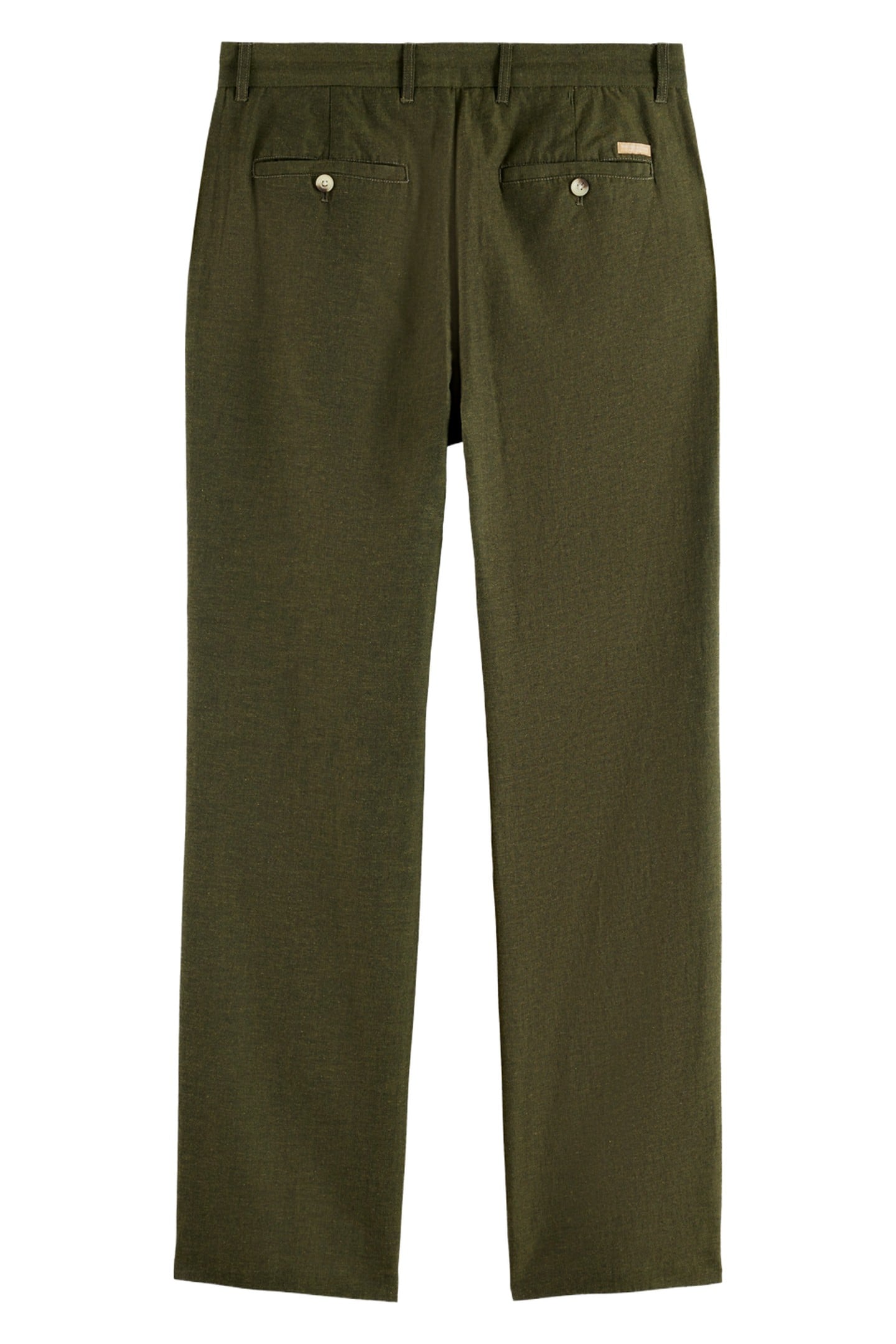 OTIS - LINEN-BLEND CHINO ARMY MELANGE 5