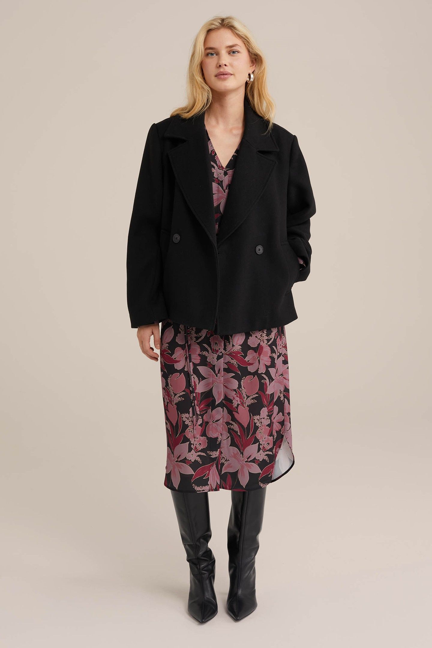 DRESS MID LENGTH MULTI-COLOURED 2