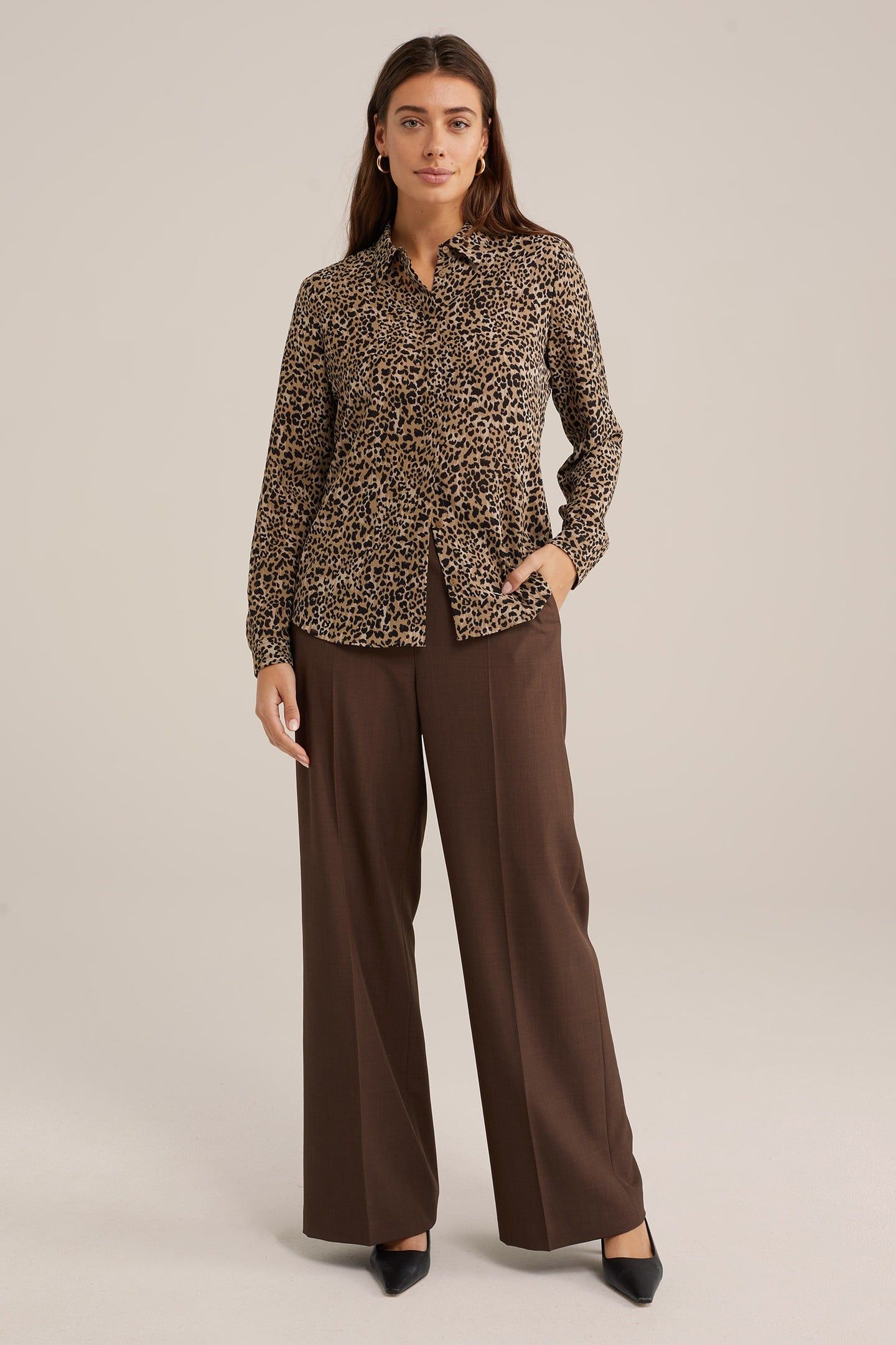 BLOUSE BROWN 2