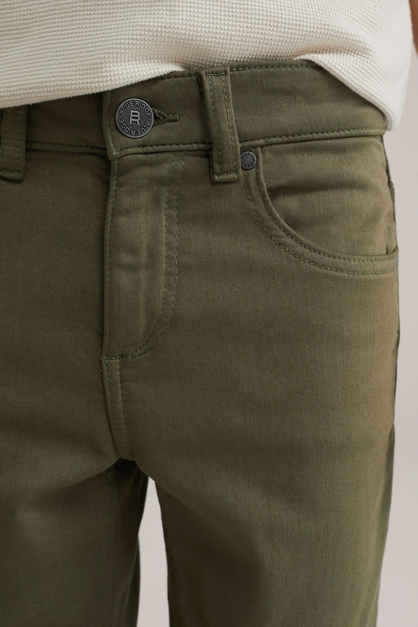 BOYS 5-POCKET MID WAIST KHAKI 5
