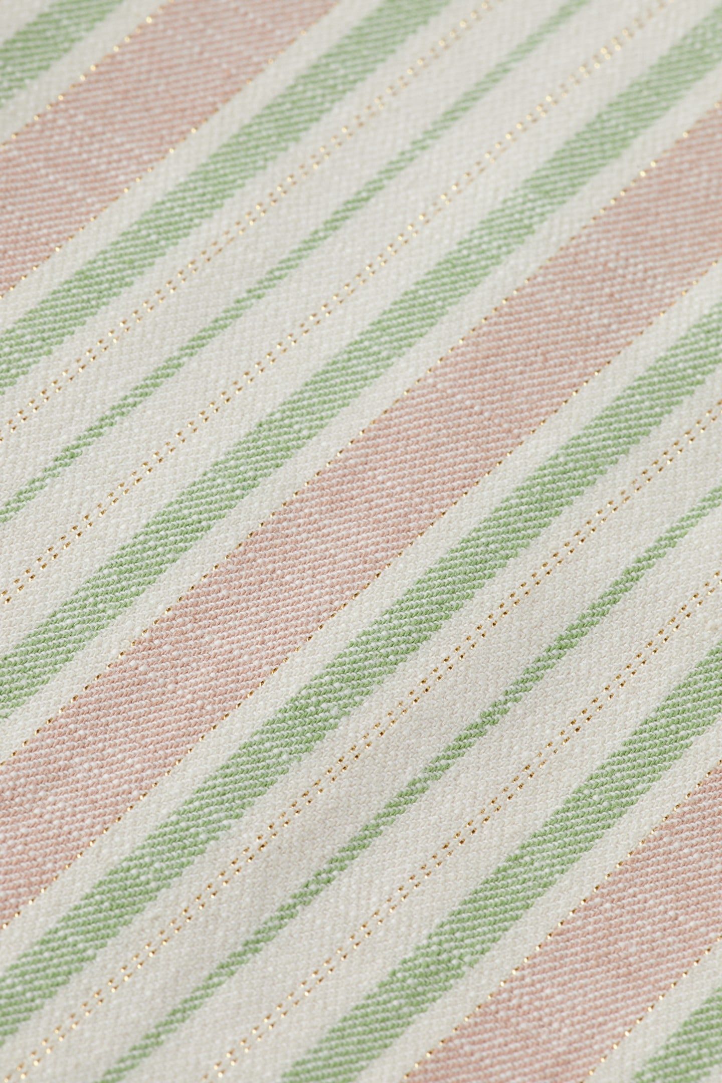 VIOLET LUREX COTTON BLEND PANT LUREX LINEN STRIPE 7