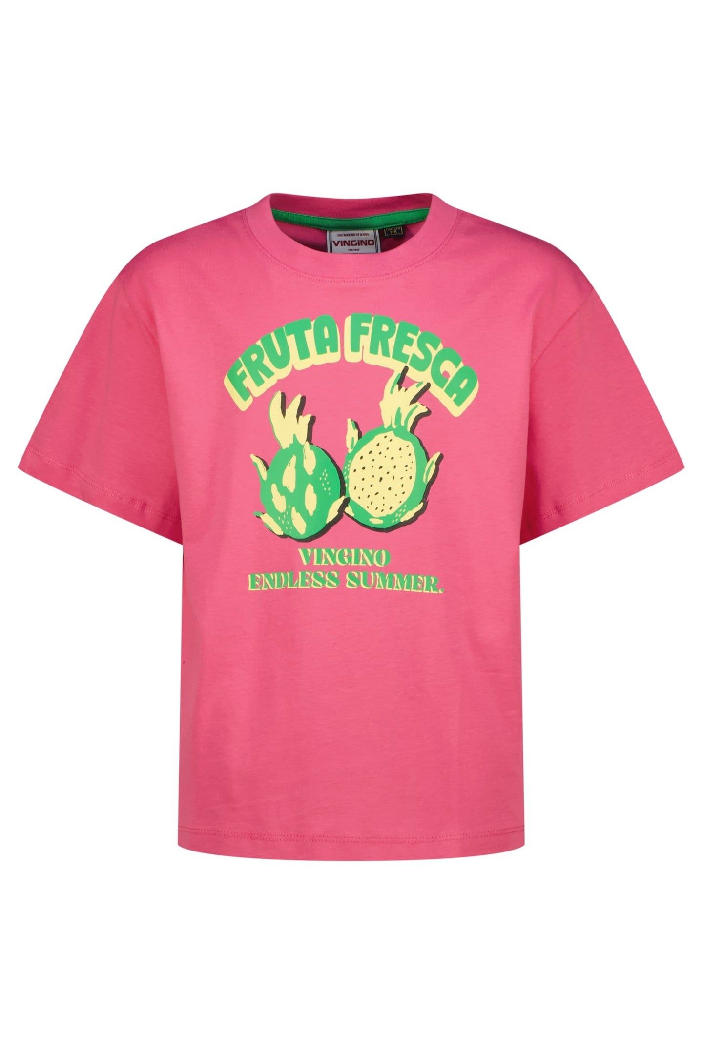 GIRLS HEIKE T-SHIRT SANGRIA SUNSET 1