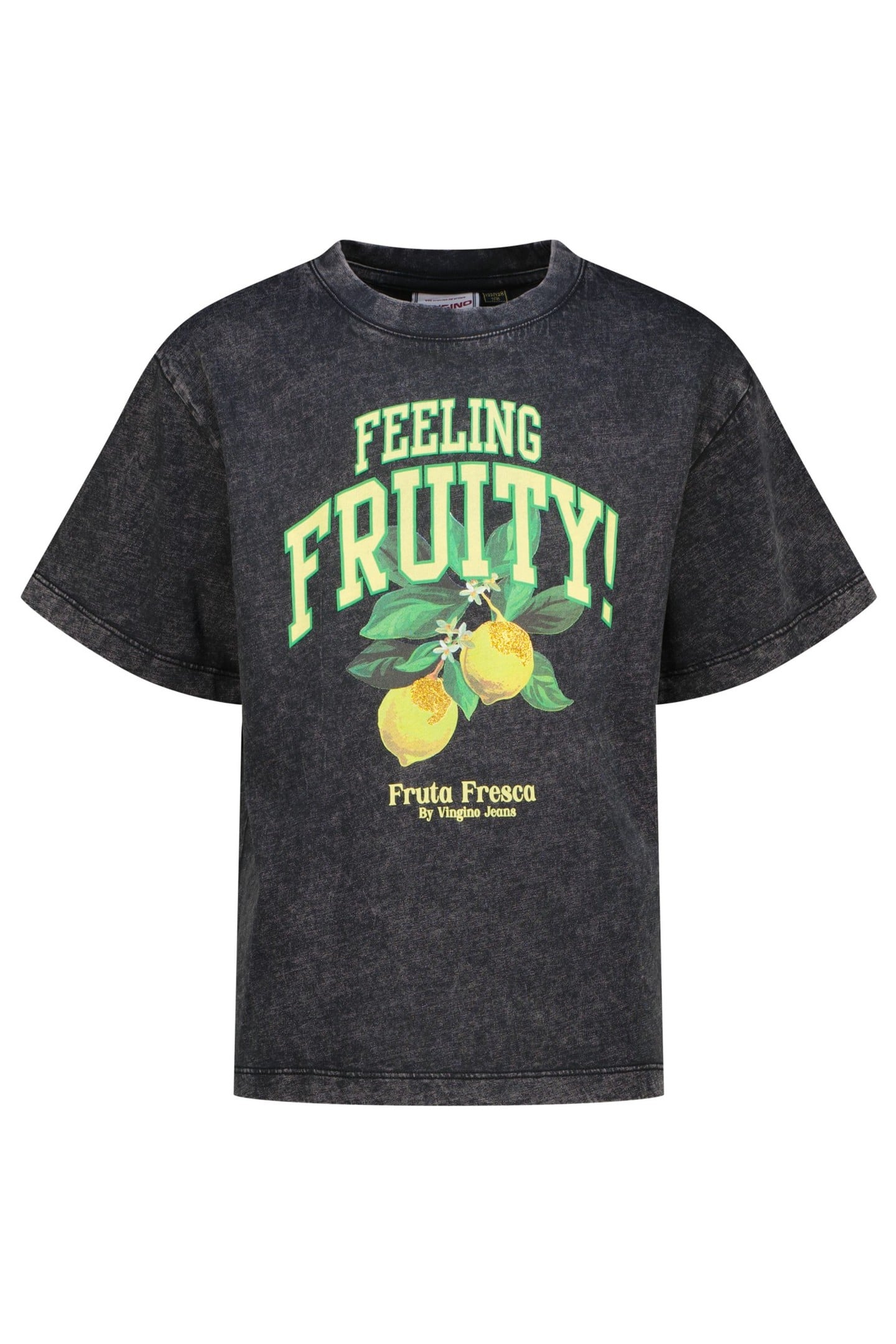 GIRLS HEIKE T-SHIRT WASHED BLACK 1