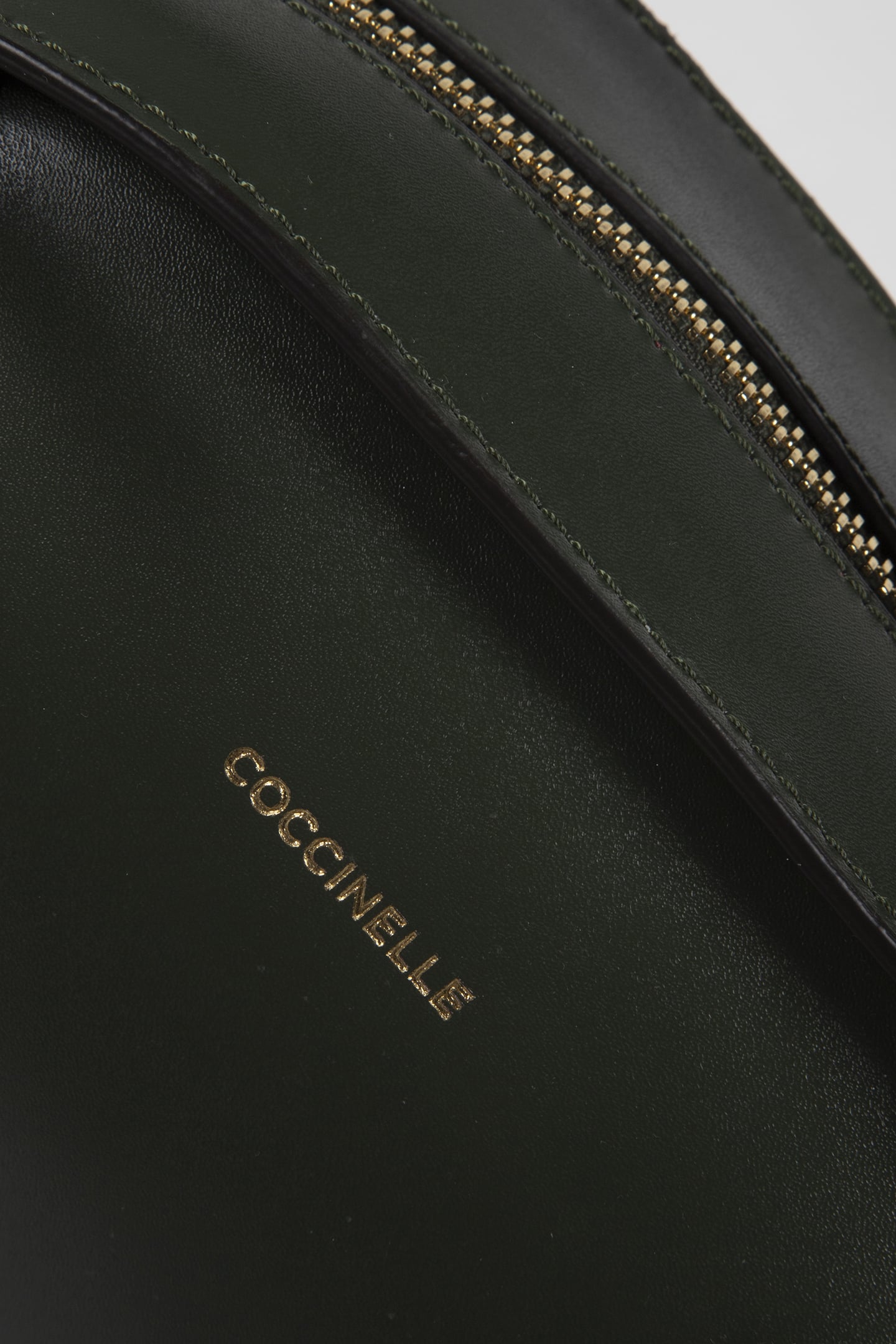 CROSS BODY CAMERA BAG IN GRAINED LEATHER IN GREEN 5