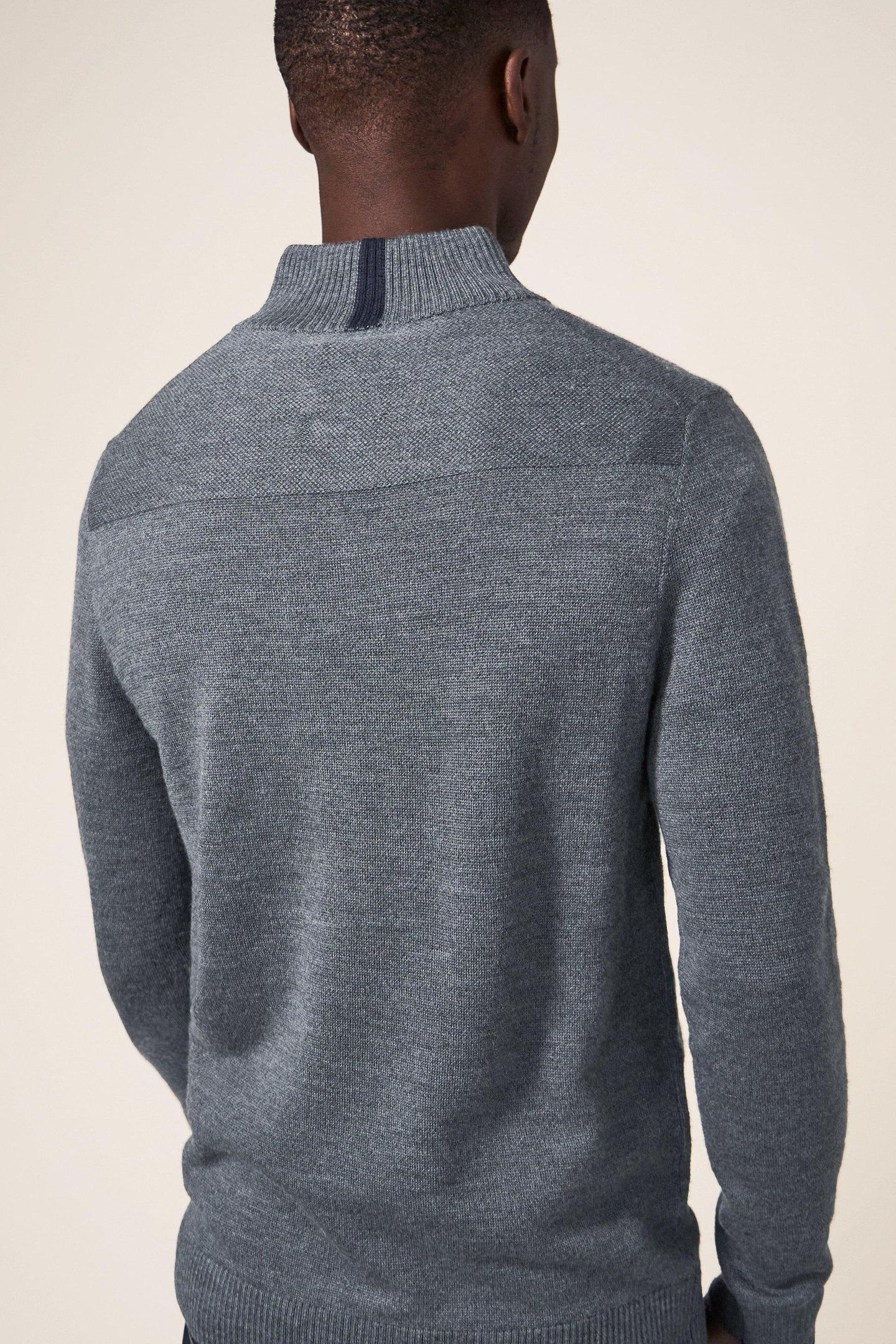 NEWPORT MERINO FUNNEL CHARCOAL GREY 3