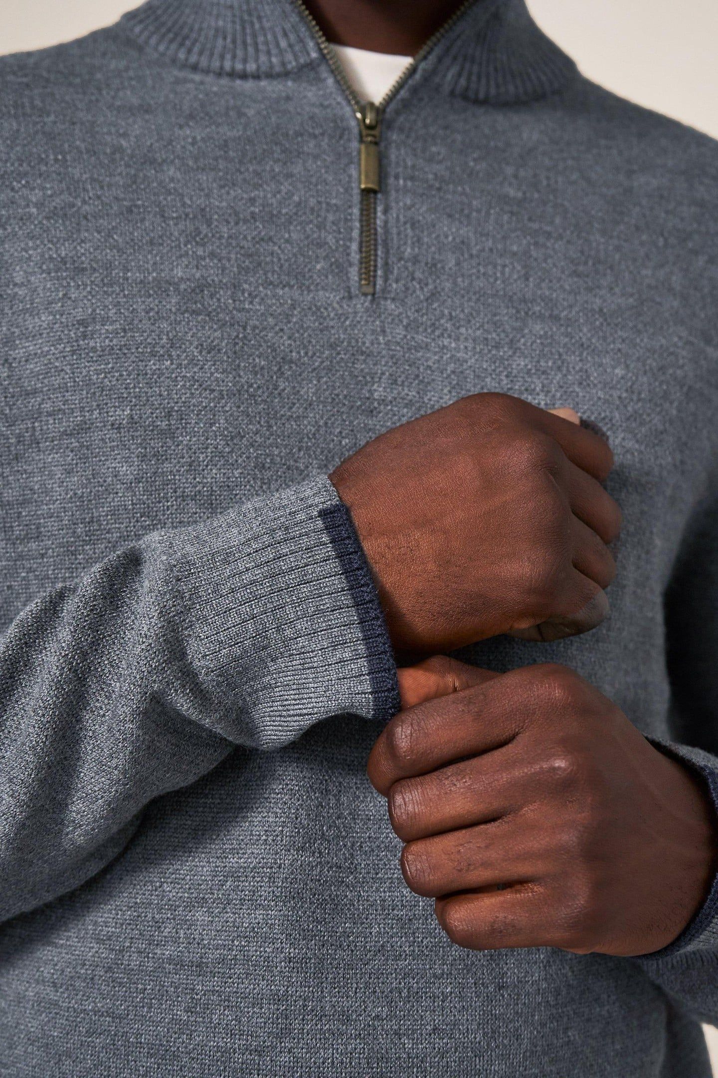 NEWPORT MERINO FUNNEL CHARCOAL GREY 7