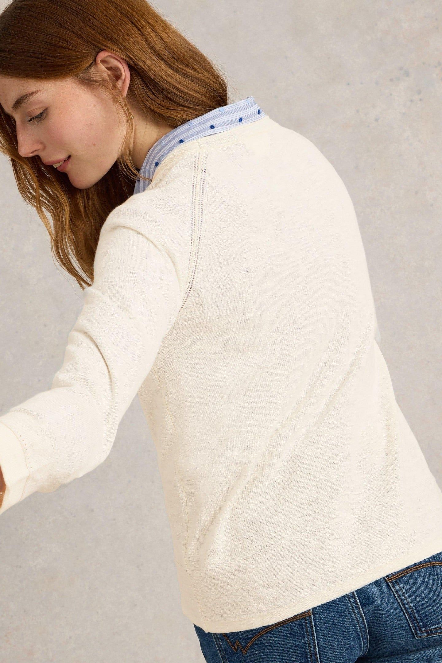 NARIA CARDI NATURAL WHITE 3