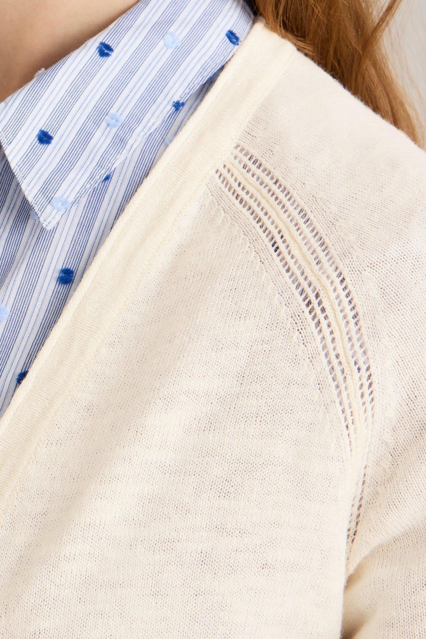NARIA CARDI NATURAL WHITE 6