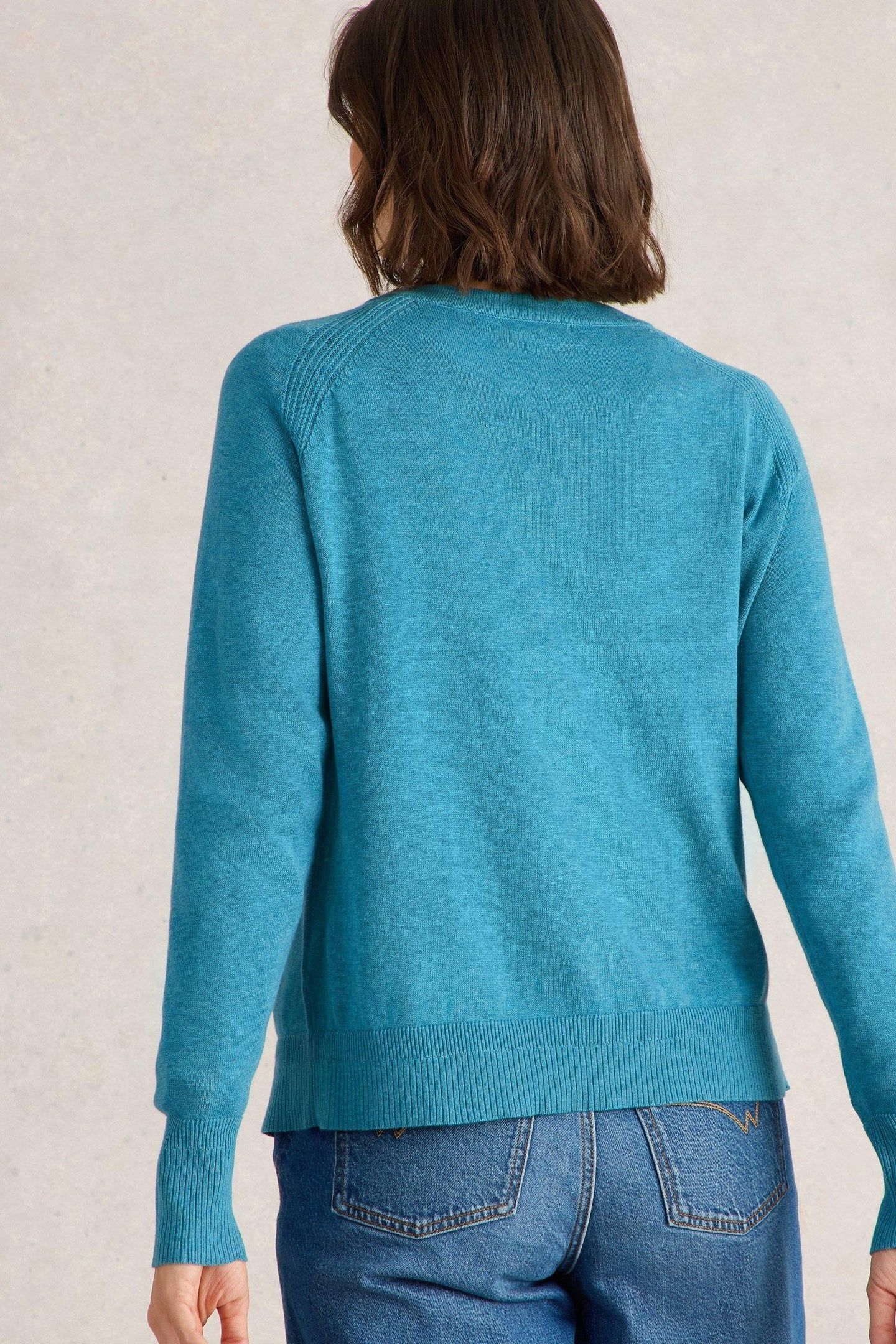 LULU CARDI MID BLUE 3