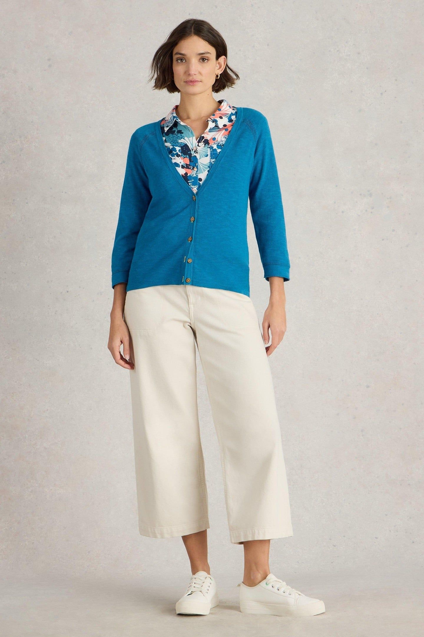 NARIA CARDI BRIGHT BLUE 2