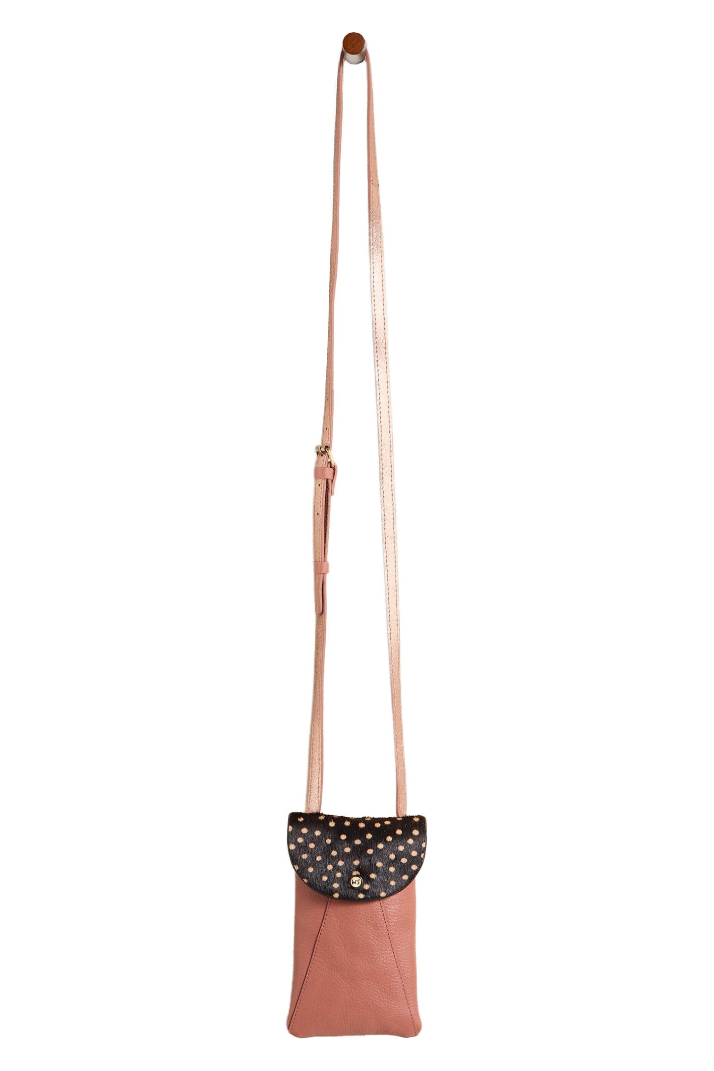 COCO LEATHER PHONE BAG PINK MULTI 2