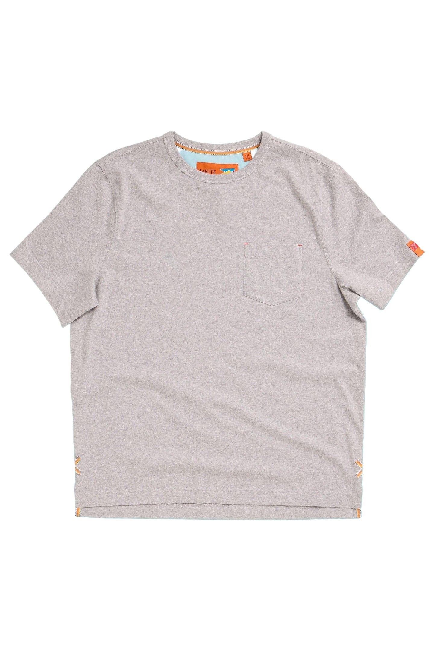 POCKET TEE GREY PRINT 2