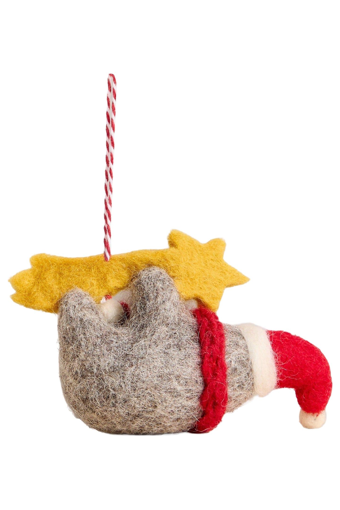 STAR SLOTH HANGING DEC BROWN MULTI 1