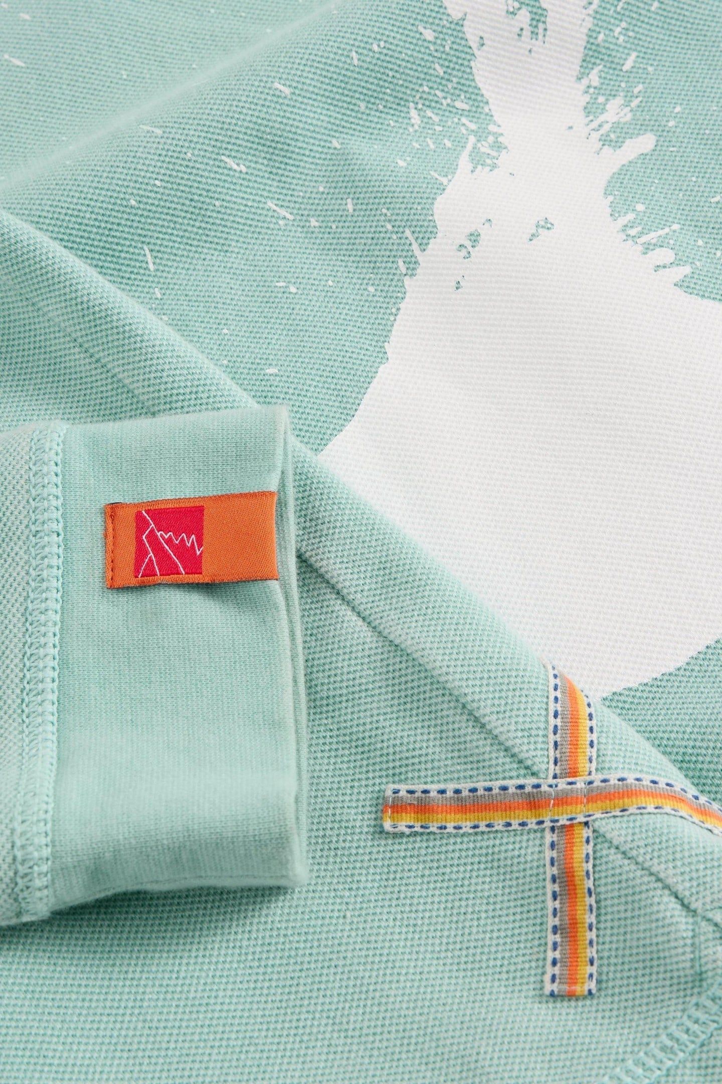 PIQUE PLAIN HALF ZIP SWEAT LIGHT BLUE 4