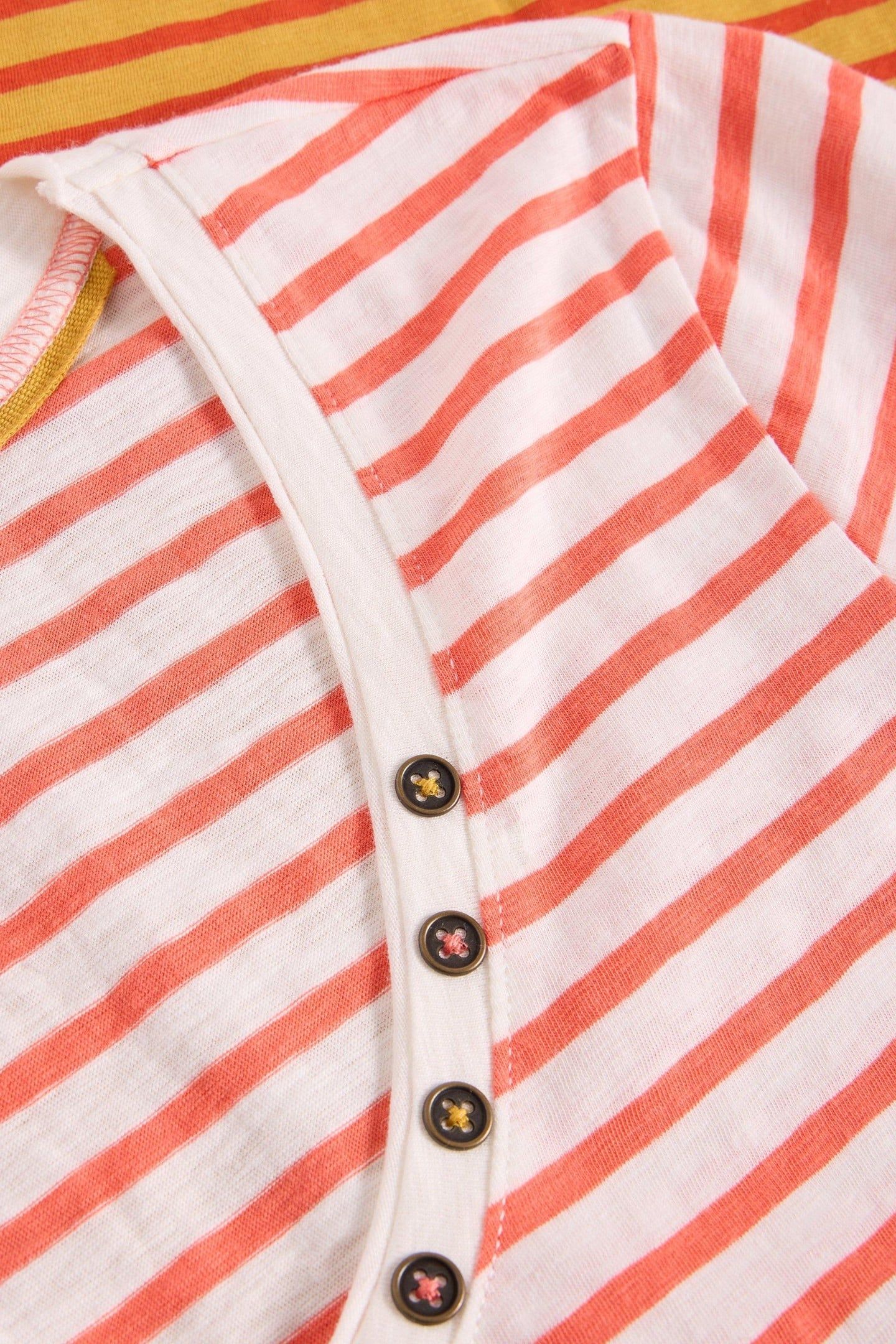 NADIA SHORT SLEEVE TEE YELLOW MULTI 5