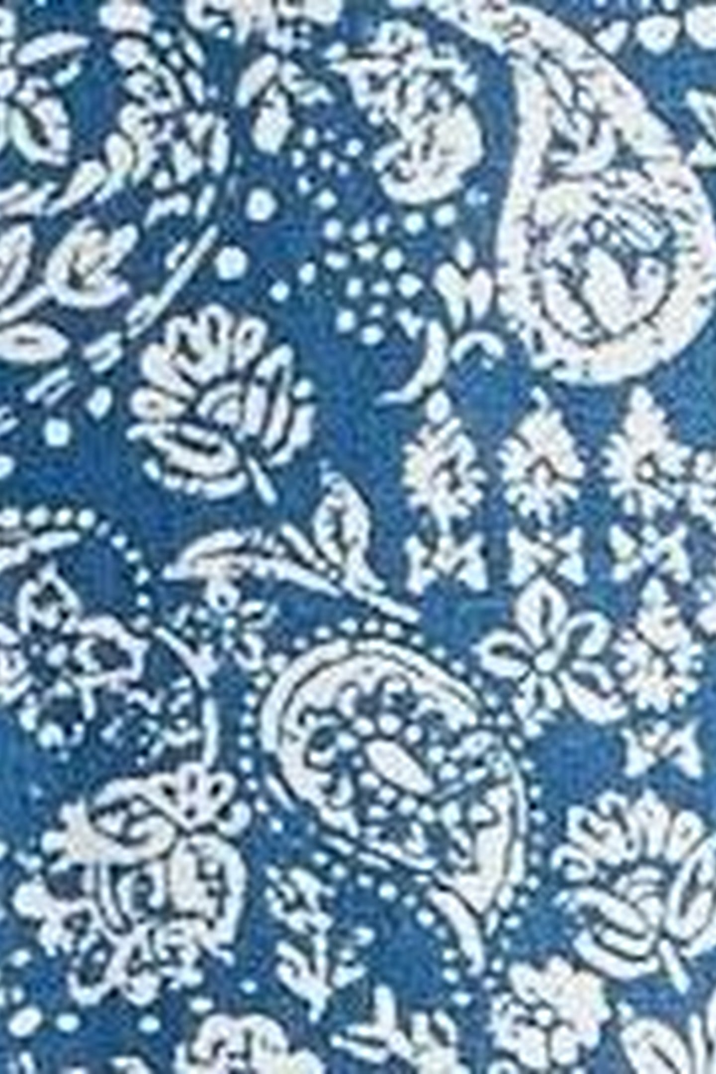 FINSBURY PAISLEY PRINTED SHIRT BLUE PRINT 6