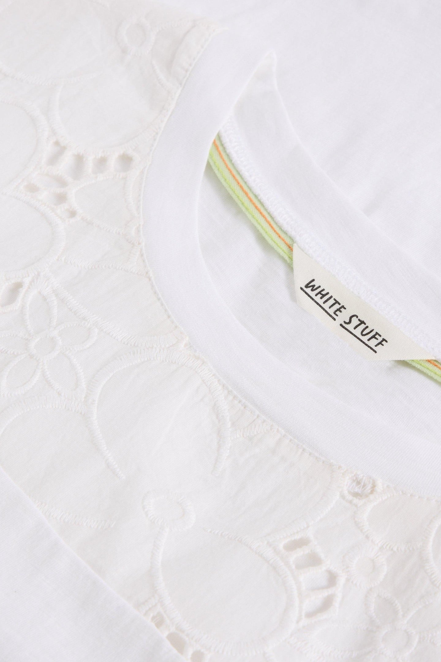 THEA BRODERIE TEE BRILLIANT WHITE 5