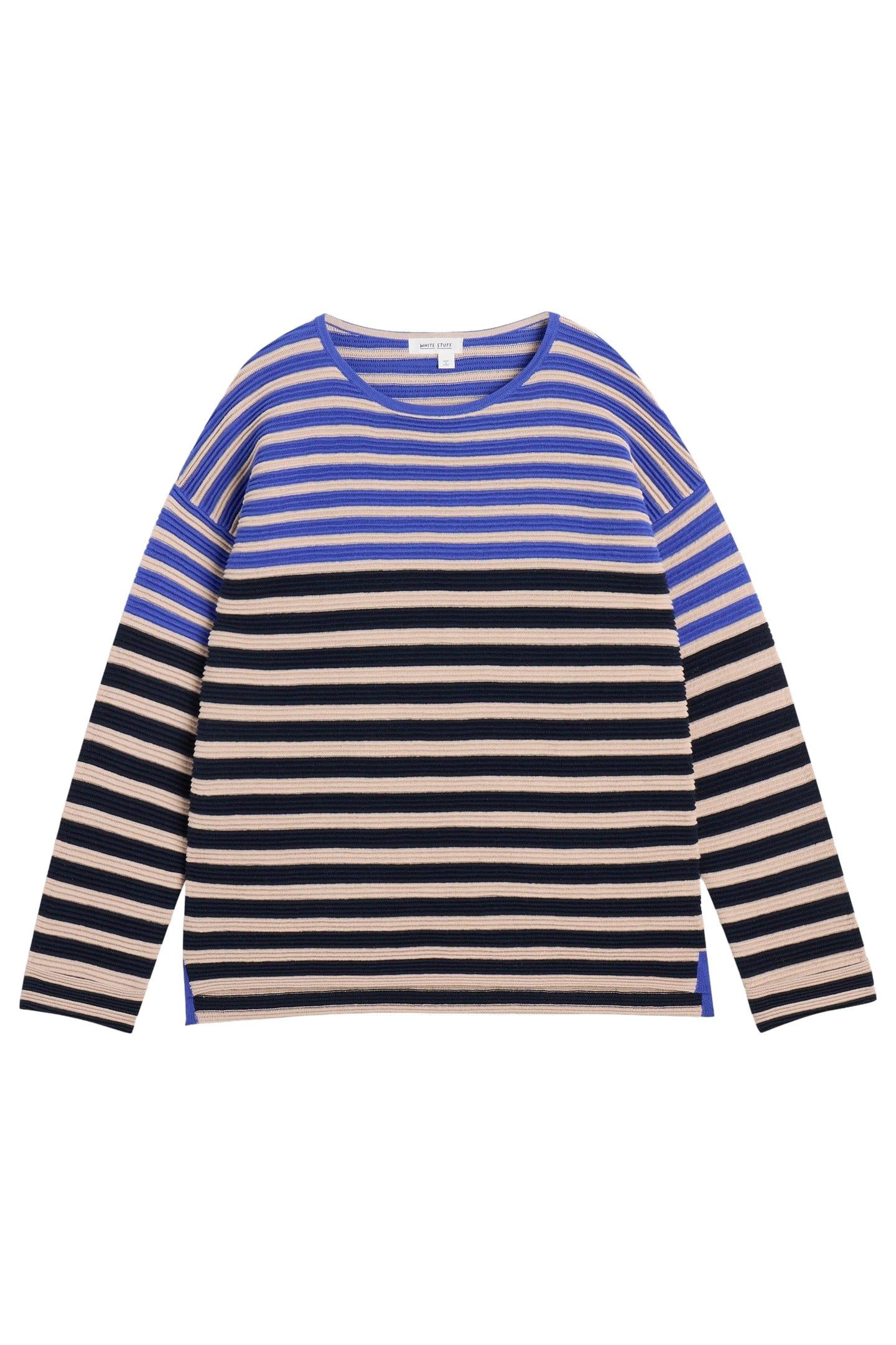 JANA STRIPE JUMPER BLUE MULTI 4